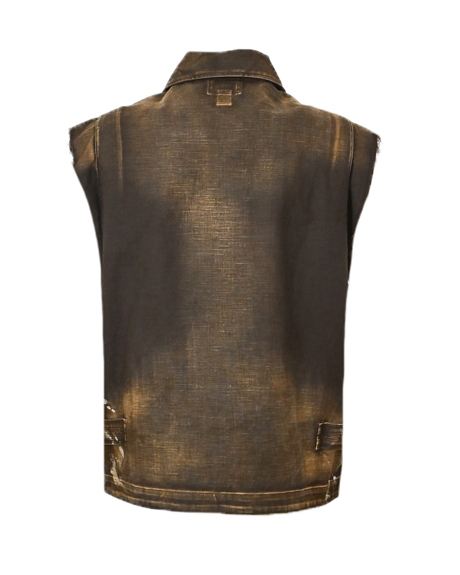 KAMIYA・カミヤ - ベスト SERGE PAINT VEST / BROWN