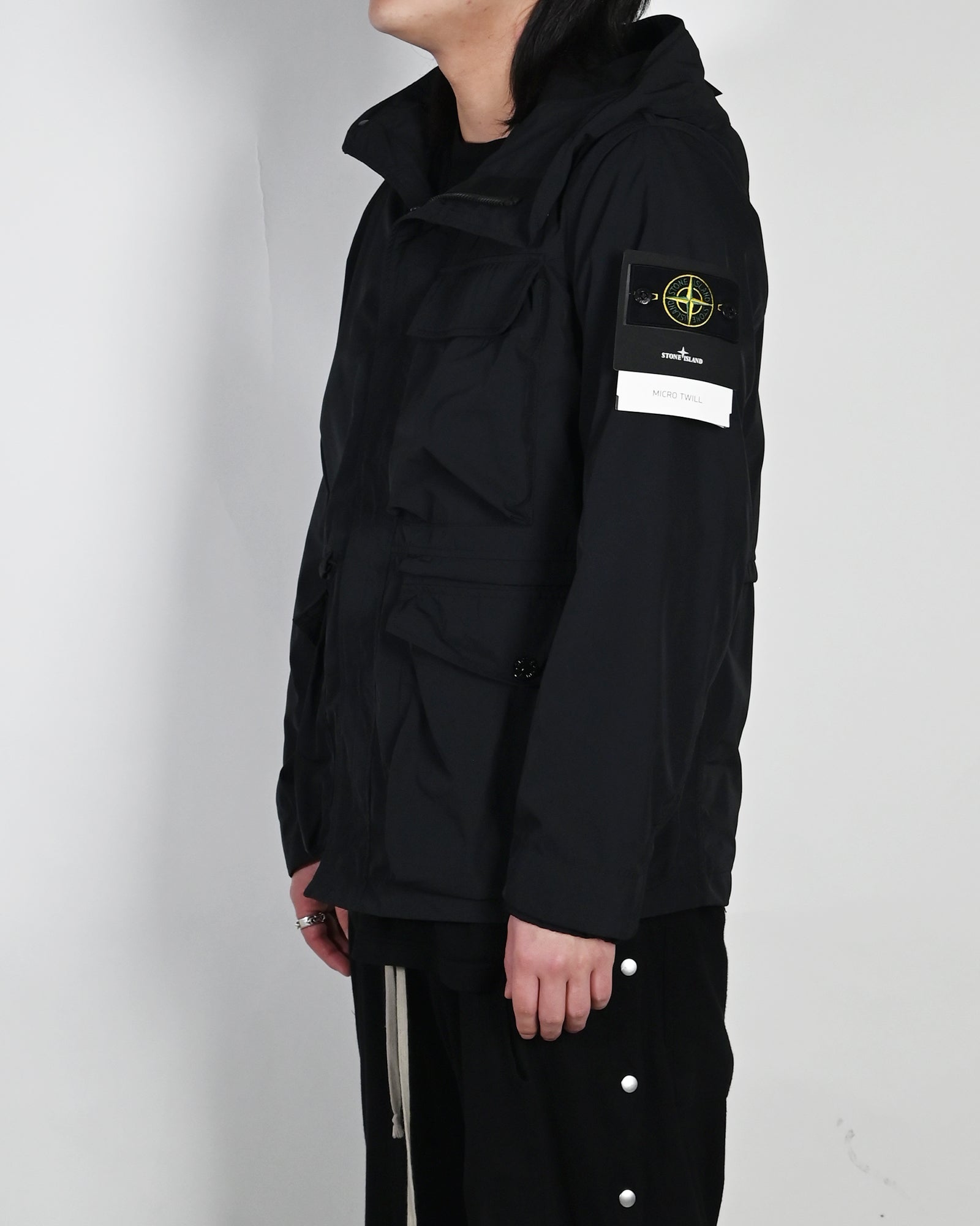 STONE ISLAND・stone island -  SHORT PARKA / BLACK