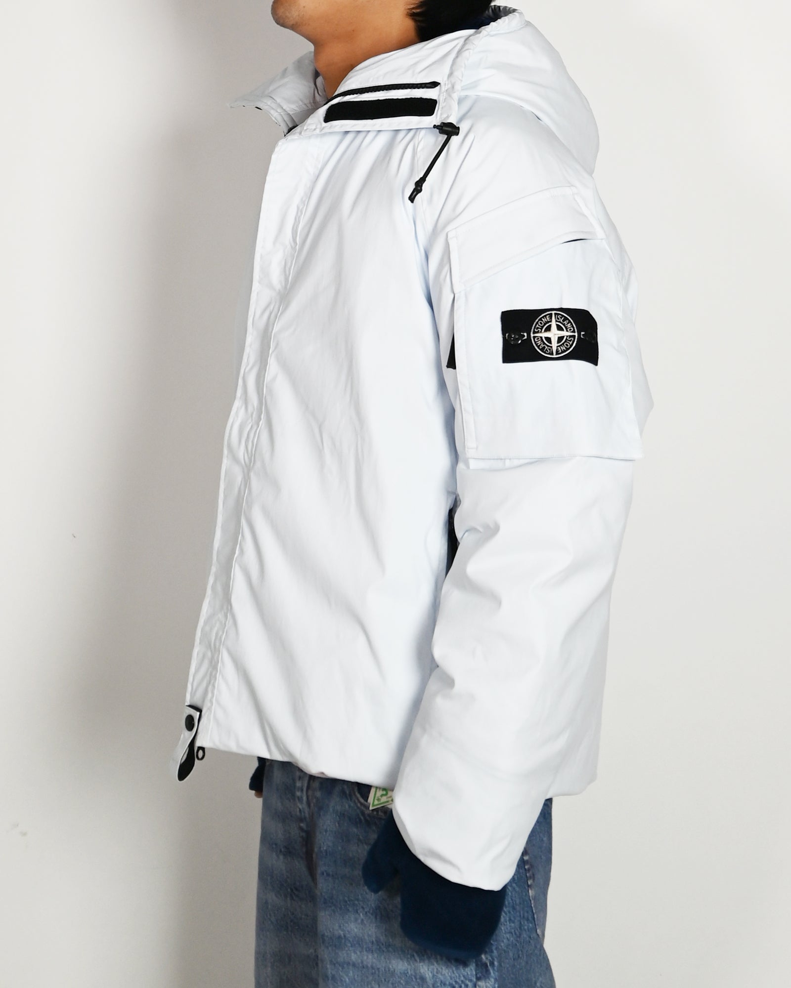 STONE ISLAND・ストーンアイランド - ダウンジャケット SHORT PARKA / SKY BLUE
