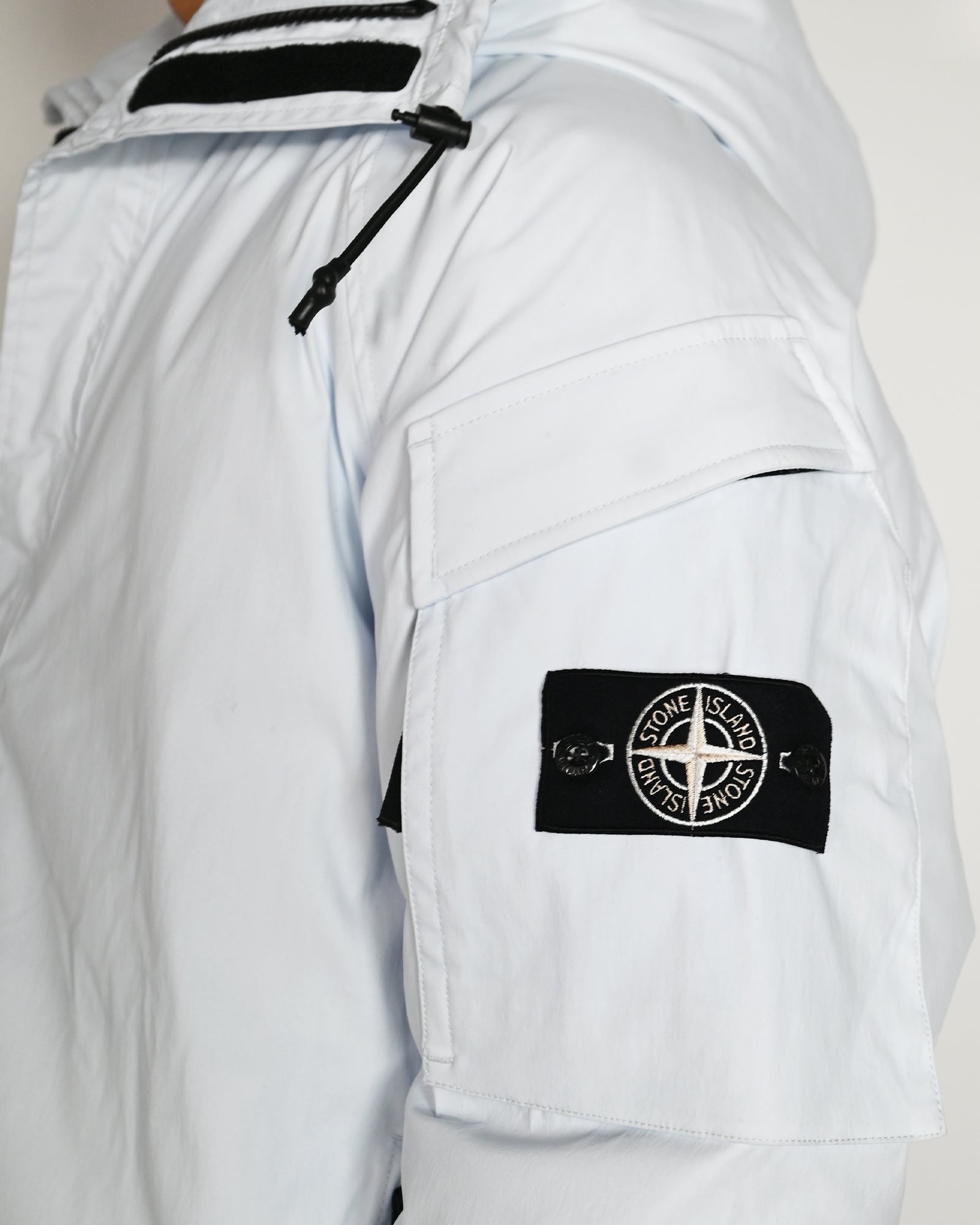 STONE ISLAND・ストーンアイランド - ダウンジャケット SHORT PARKA / SKY BLUE