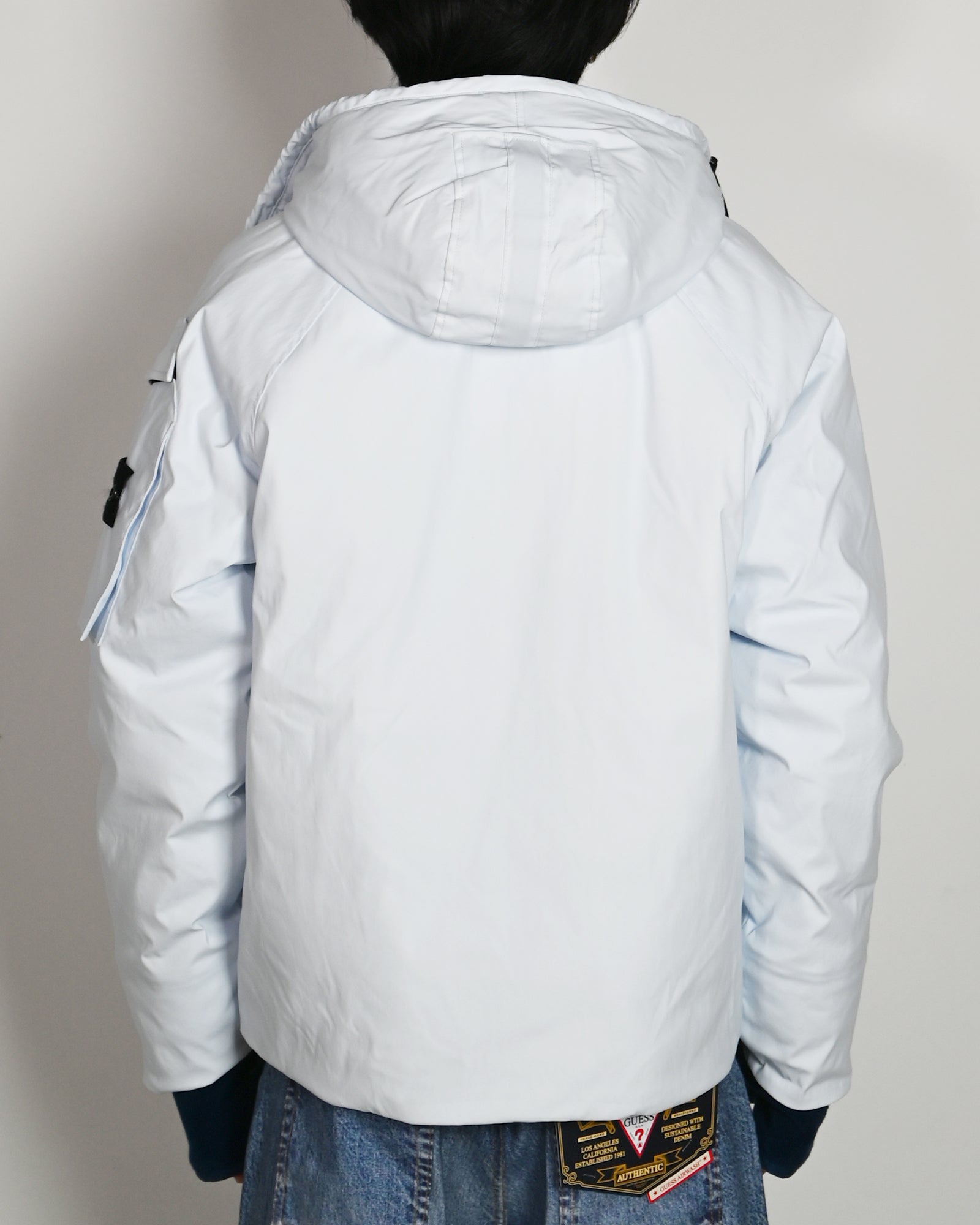 STONE ISLAND・ストーンアイランド - ダウンジャケット SHORT PARKA / SKY BLUE