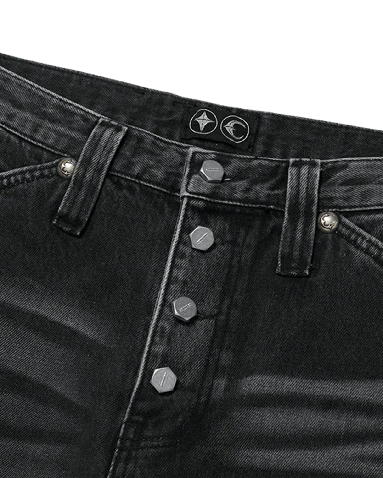 THUG CLUB・サグクラブ - デニムパンツ SHOT GUN PANTS / BLACK