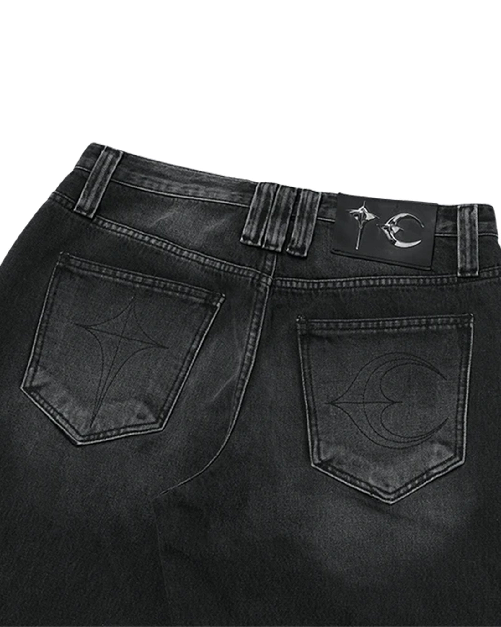 THUG CLUB・サグクラブ - デニムパンツ SHOT GUN PANTS / BLACK