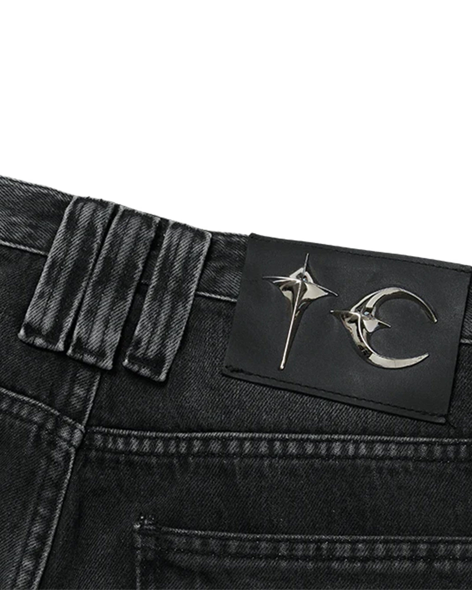 THUG CLUB・サグクラブ - デニムパンツ SHOT GUN PANTS / BLACK