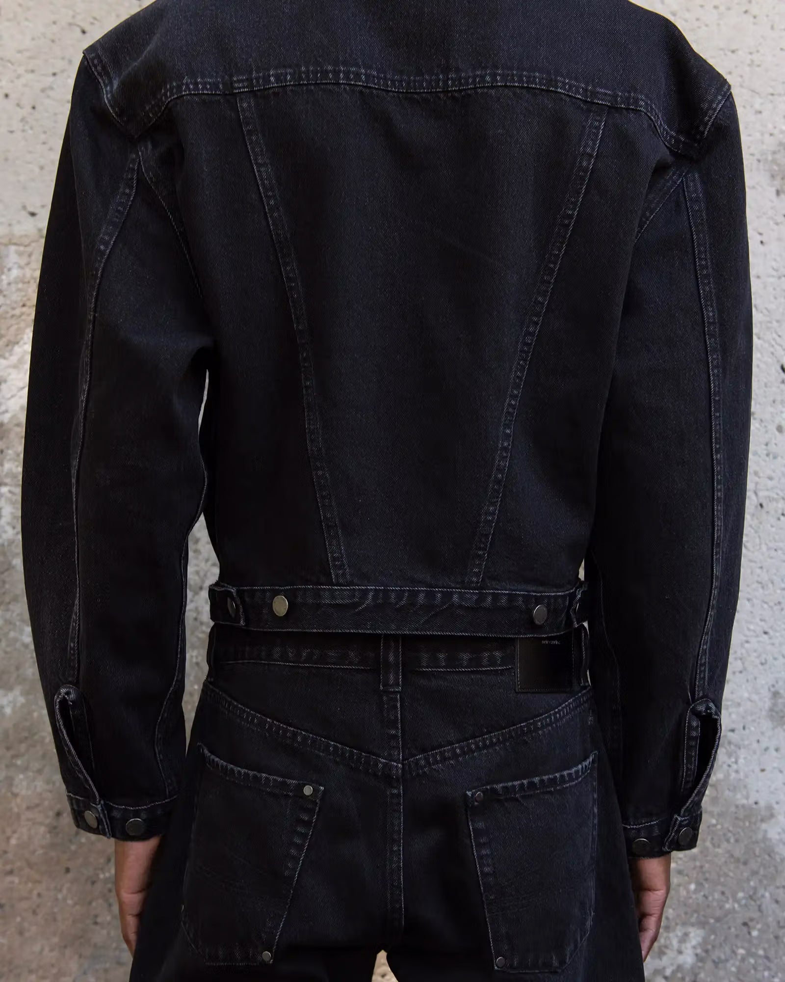 Entire studios・エンタイアスタジオ - ジャケット SHRUNKEN DENIM JACKET / MAGNETITE