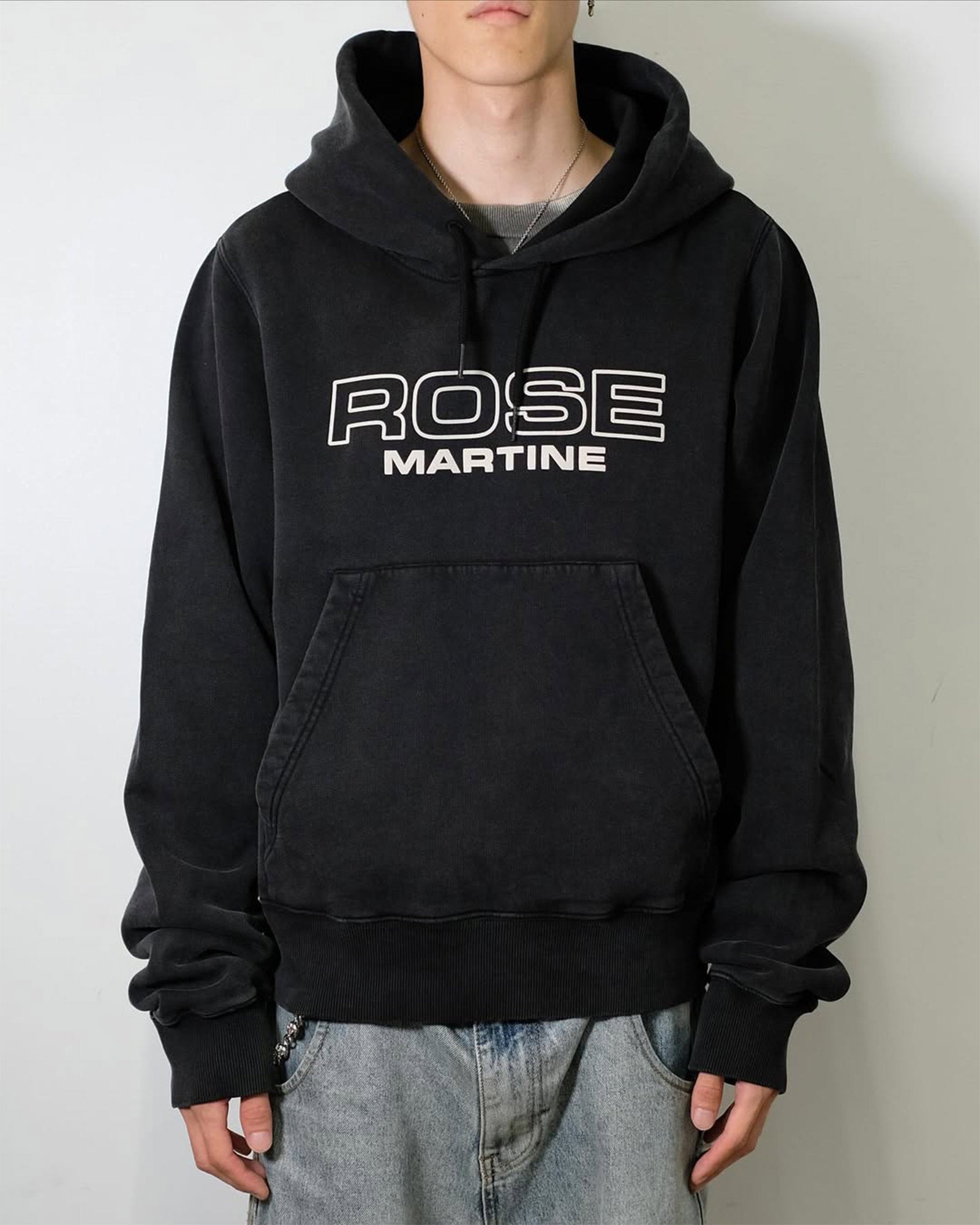 Martine Rose・マーティンローズ - パーカー・フーディ SHRUNKEN HOODIE / BLACK