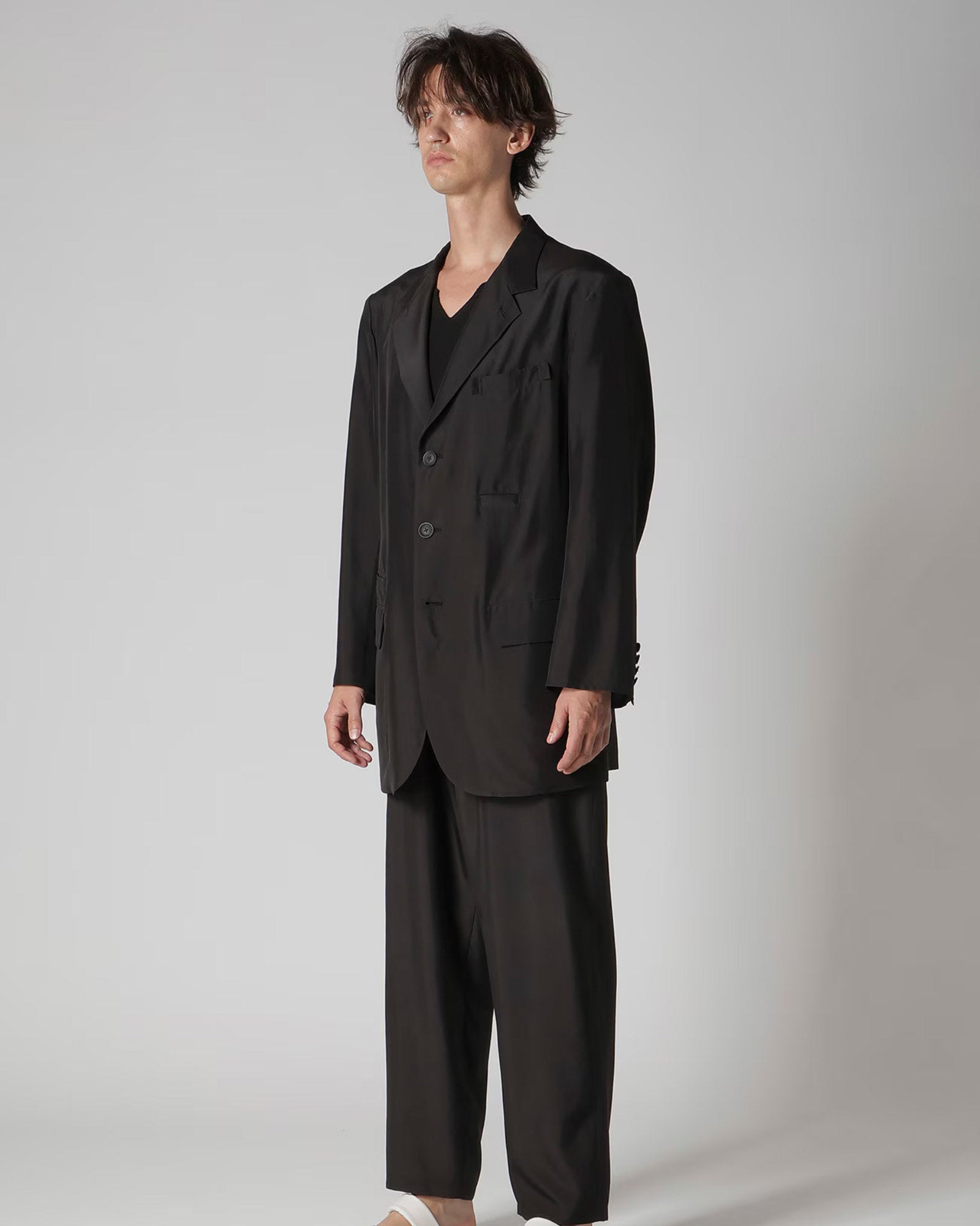 Yohji Yamamoto (ヨウジ ヤマモト) SS26 SILK HABUTAE 6 POCKETS SUIT