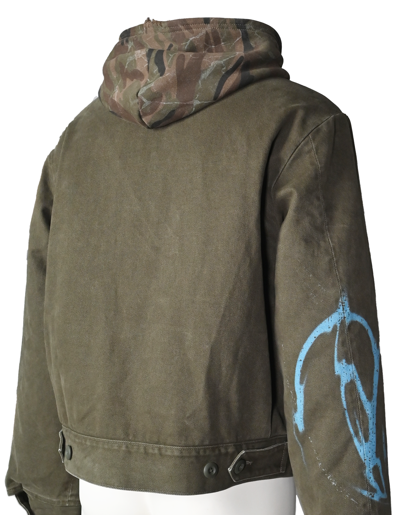 SANKUANZ・サンクアンズ - デニムジャケット SKZ OUTER JACKET / GREEN
