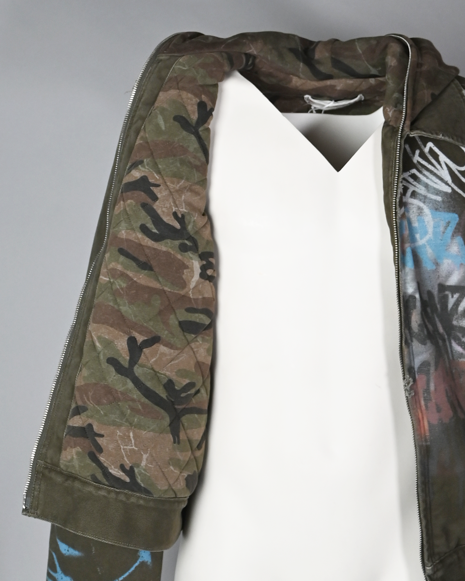 SANKUANZ・サンクアンズ - デニムジャケット SKZ OUTER JACKET / GREEN