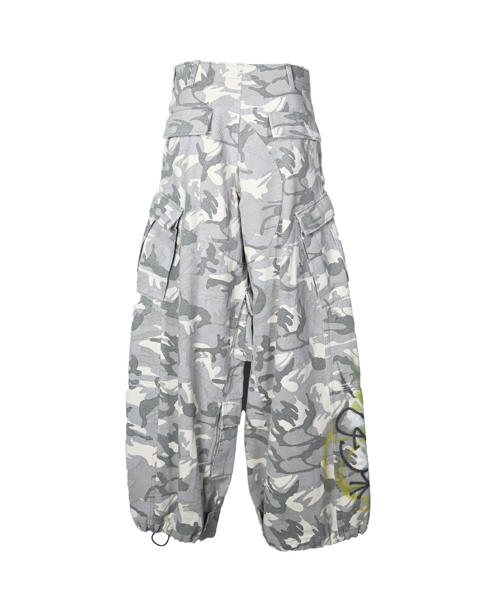 SANKUANZ・thank you -  SKZ CAMO PANTS / BLUE/GREEN