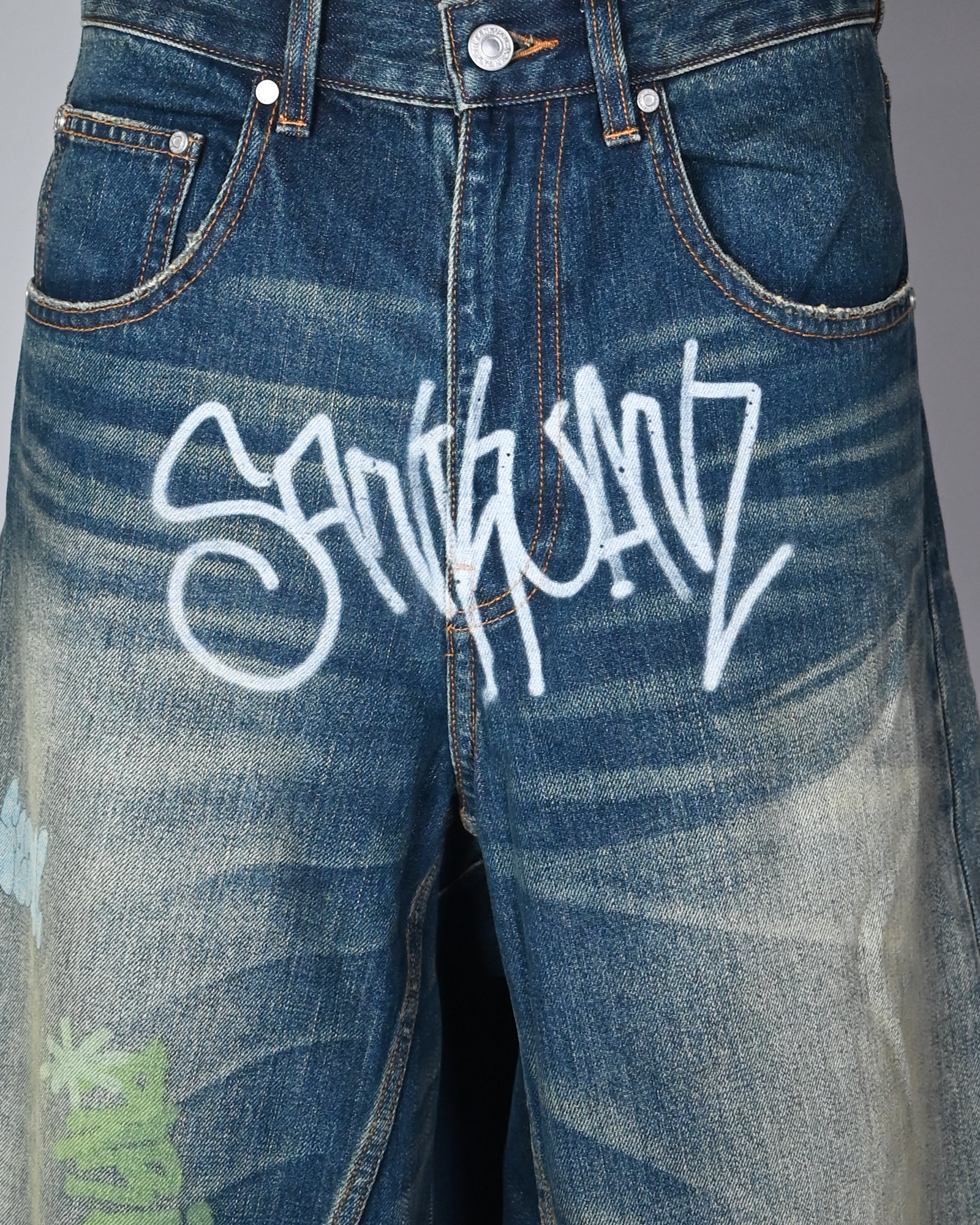 SANKUANZ・サンクアンズ - デニムパンツ SKZ DENIM PANTS / BLUE