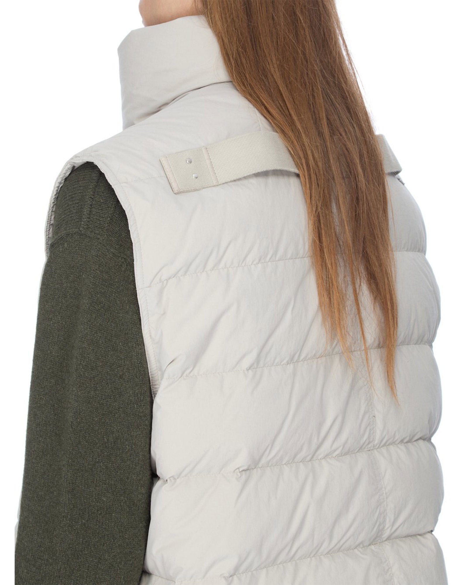 RICK OWENS・リック オウエンス - ダウンジャケット SL FLIGHT VEST / PEARL