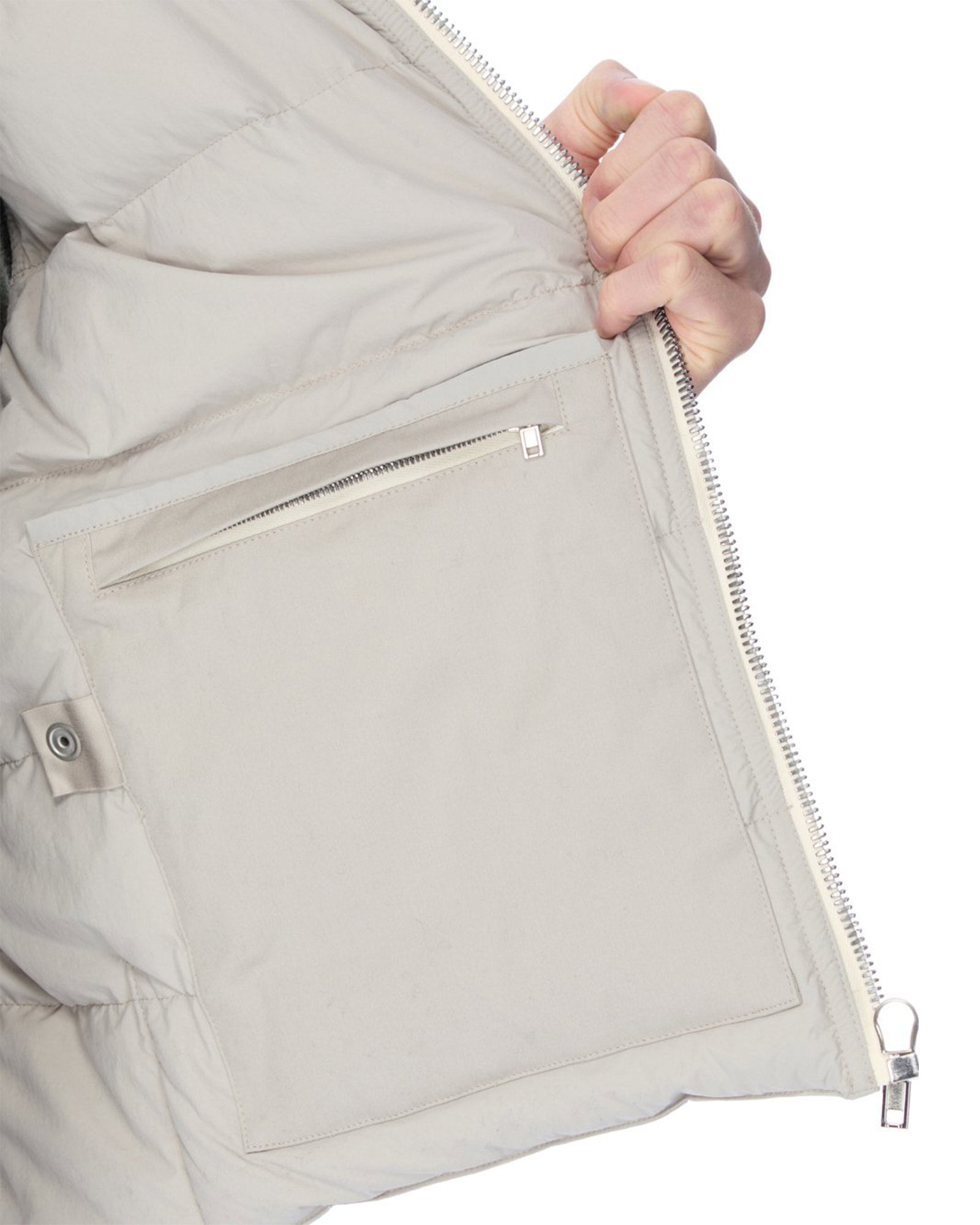 RICK OWENS・リック オウエンス - ダウンジャケット SL FLIGHT VEST / PEARL