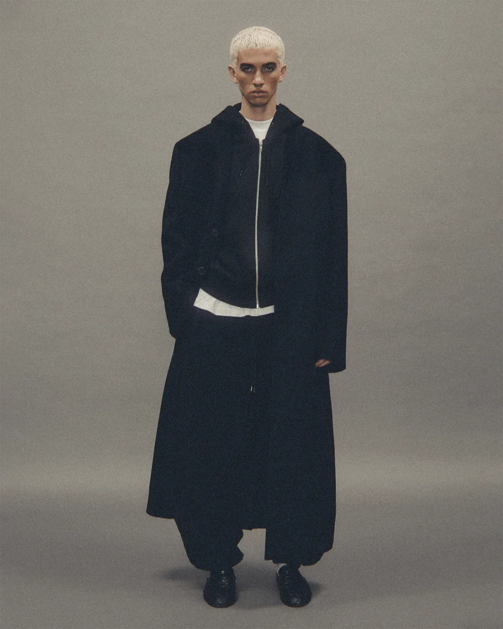 Entire studios・エンタイアスタジオ - パーカー・フーディ SLIM ZIP UP / BLACK