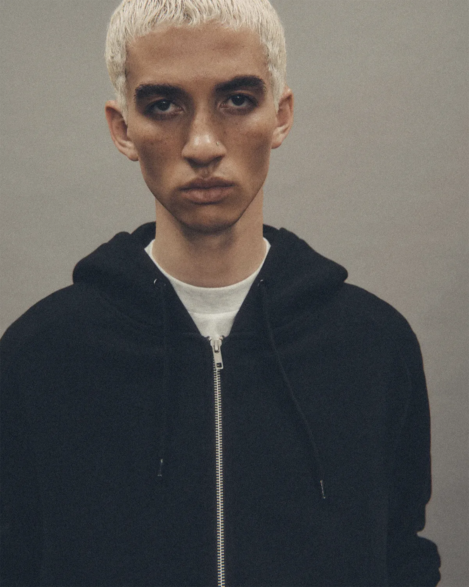 Entire studios・エンタイアスタジオ - パーカー・フーディ SLIM ZIP UP / BLACK