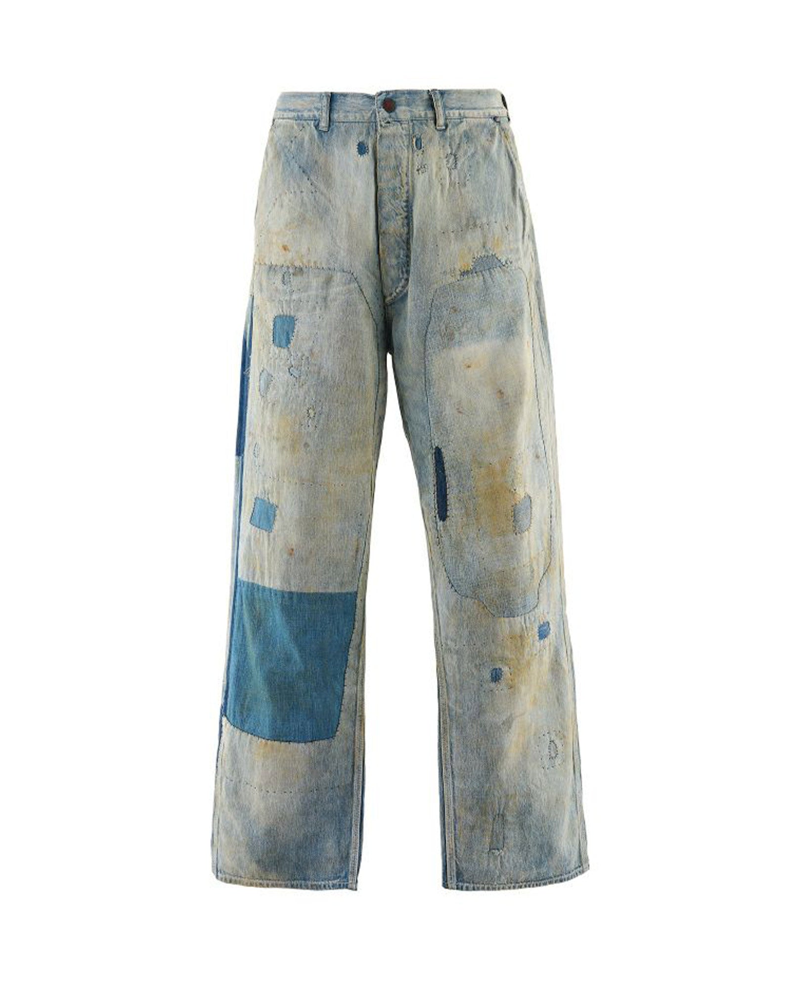 PAINTER PANTS/DAMAGE / BLUE
