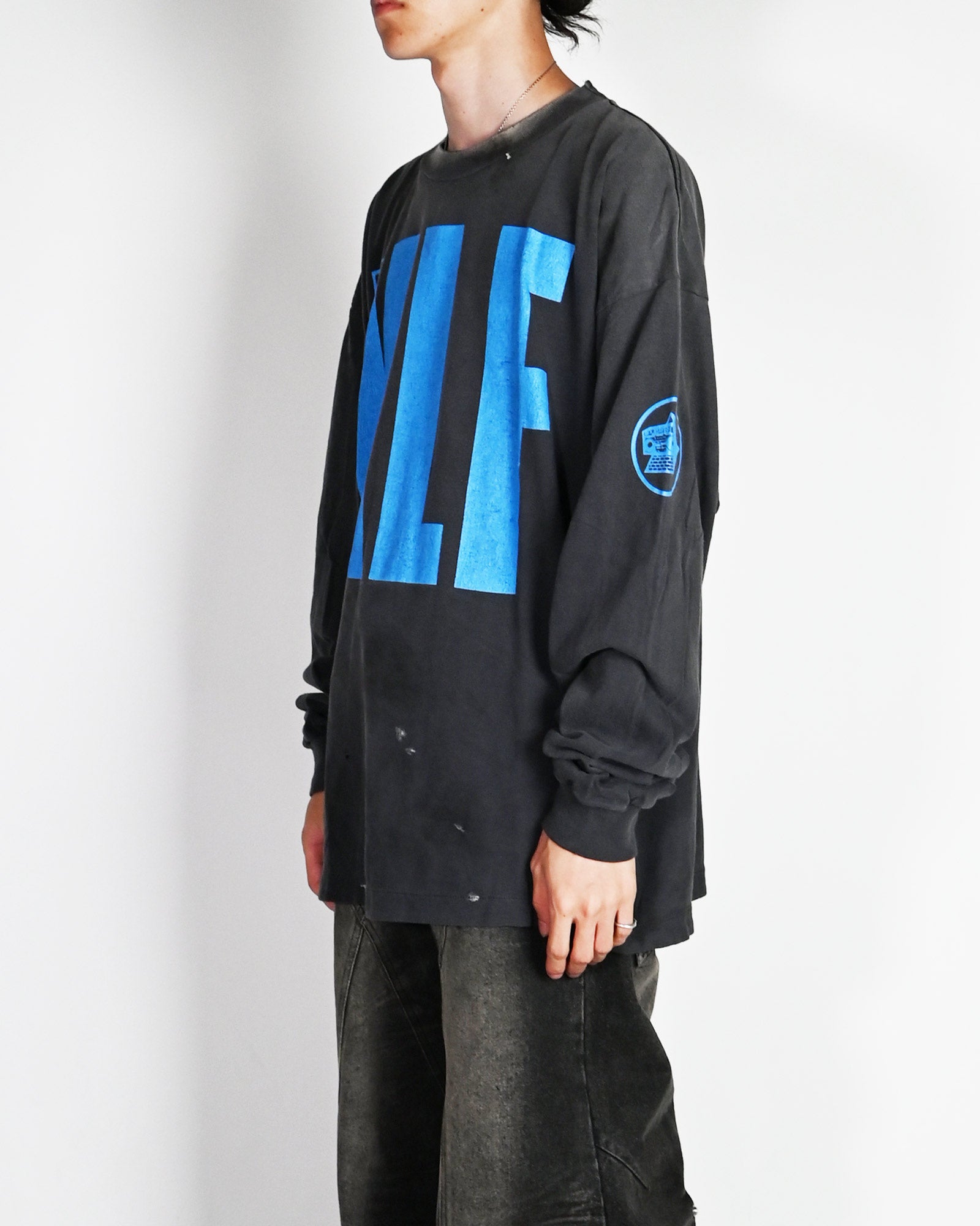 ©SAINT M××××××・セントマイケル - L/S Tシャツ KLF_LS TEE/BLUE KLF / BLACK