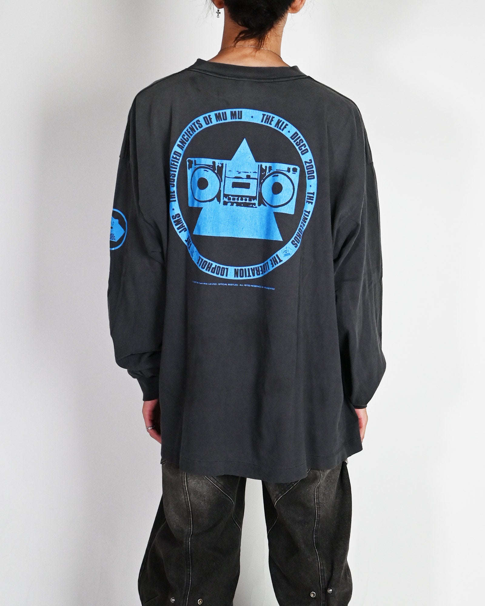 ©SAINT M××××××・セントマイケル - L/S Tシャツ KLF_LS TEE/BLUE KLF / BLACK