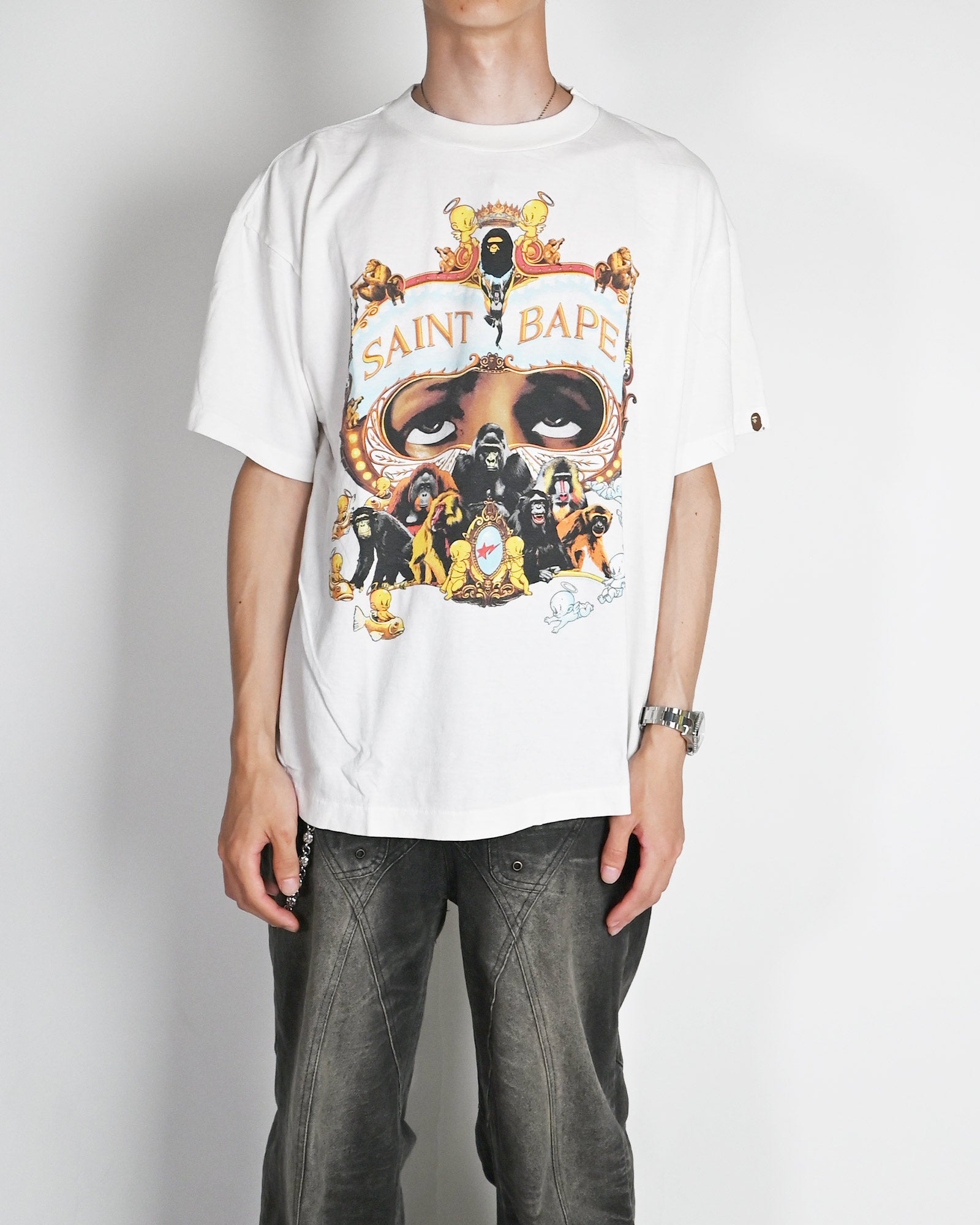 ©SAINT M××××××・セントマイケル - Tシャツ・カットソー BAPE_SS TEE/GENERATION / WHITE