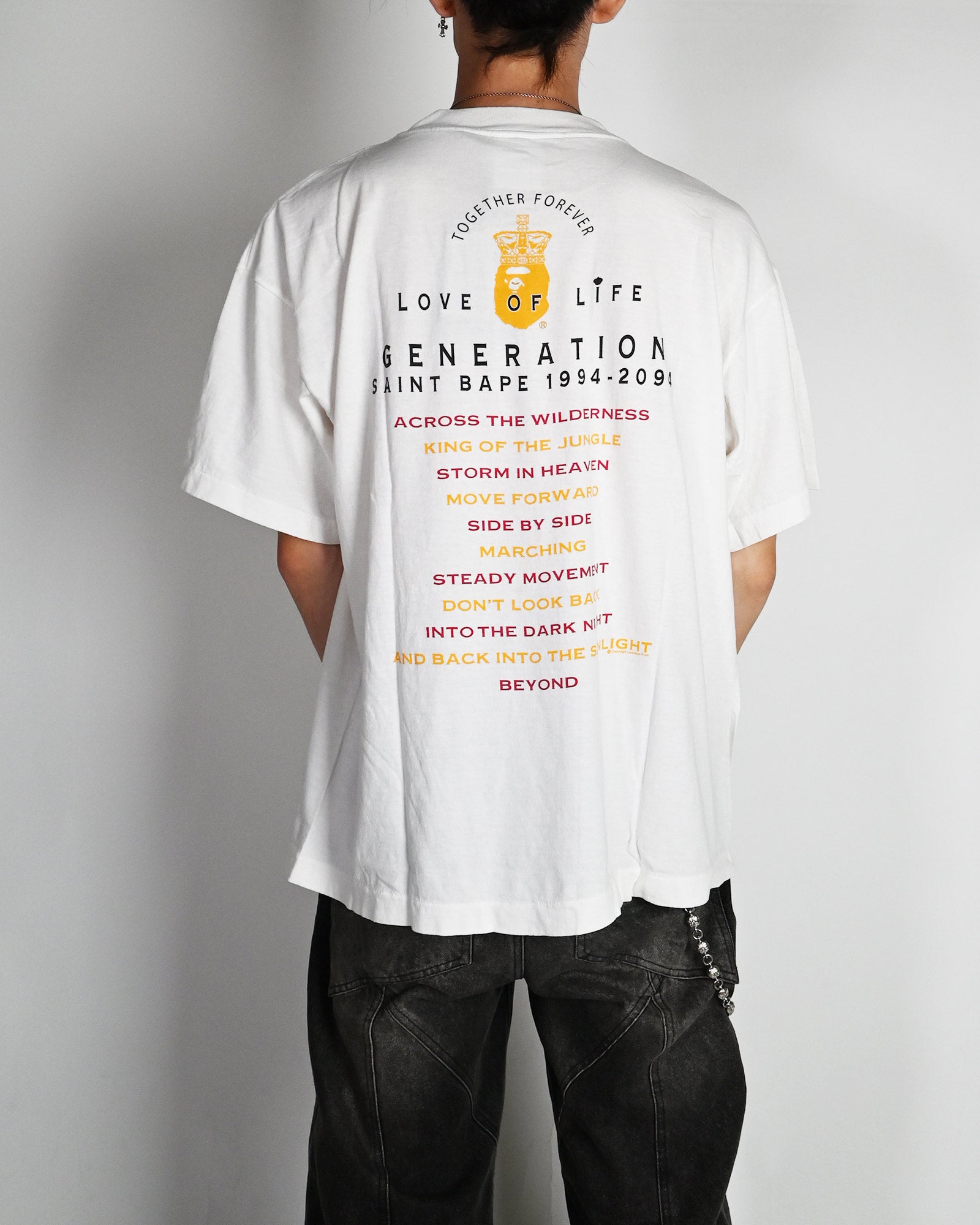 ©SAINT M××××××・セントマイケル - Tシャツ・カットソー BAPE_SS TEE/GENERATION / WHITE