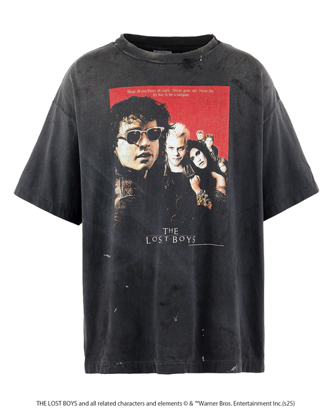 新品未使用！Lサイズ！SAINT MICHAEL THE LOST BOYS T SAINT M×××××× (St. Michael) LB_SS TEE / LOSTBOYS / BLACK