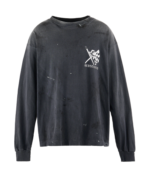 ☆セントマイケル☆ NH_LS TEE/STHD.SPEEDKILLS / BK SAINT M×××××× (圣迈克尔) NH_LS TEE / STHD.SPEEDKILLS / BK | Detail
