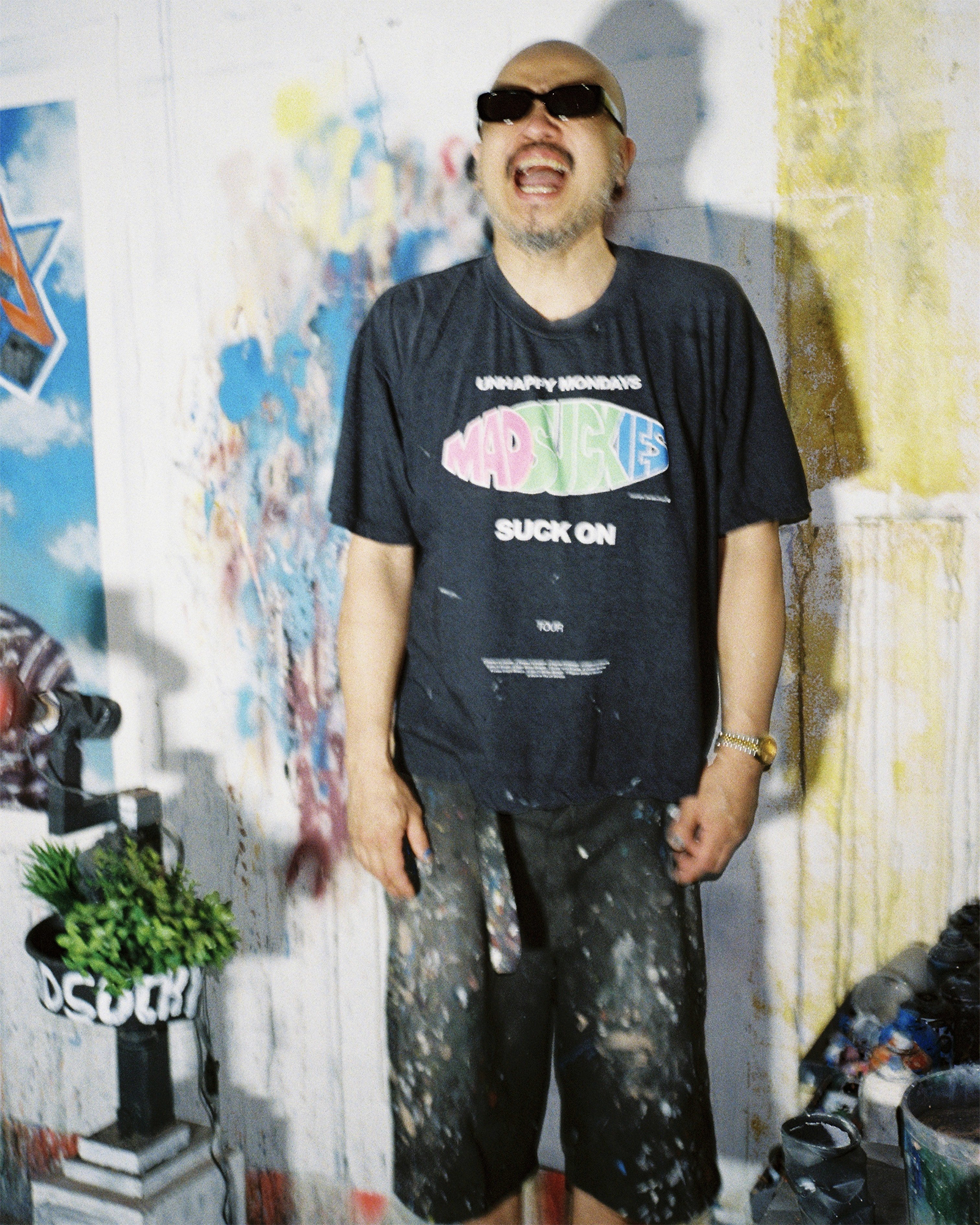 ©SAINT M××××××・セントマイケル - Tシャツ・カットソー MDS_SS T-SHIRT/SUCK ON / BLACK