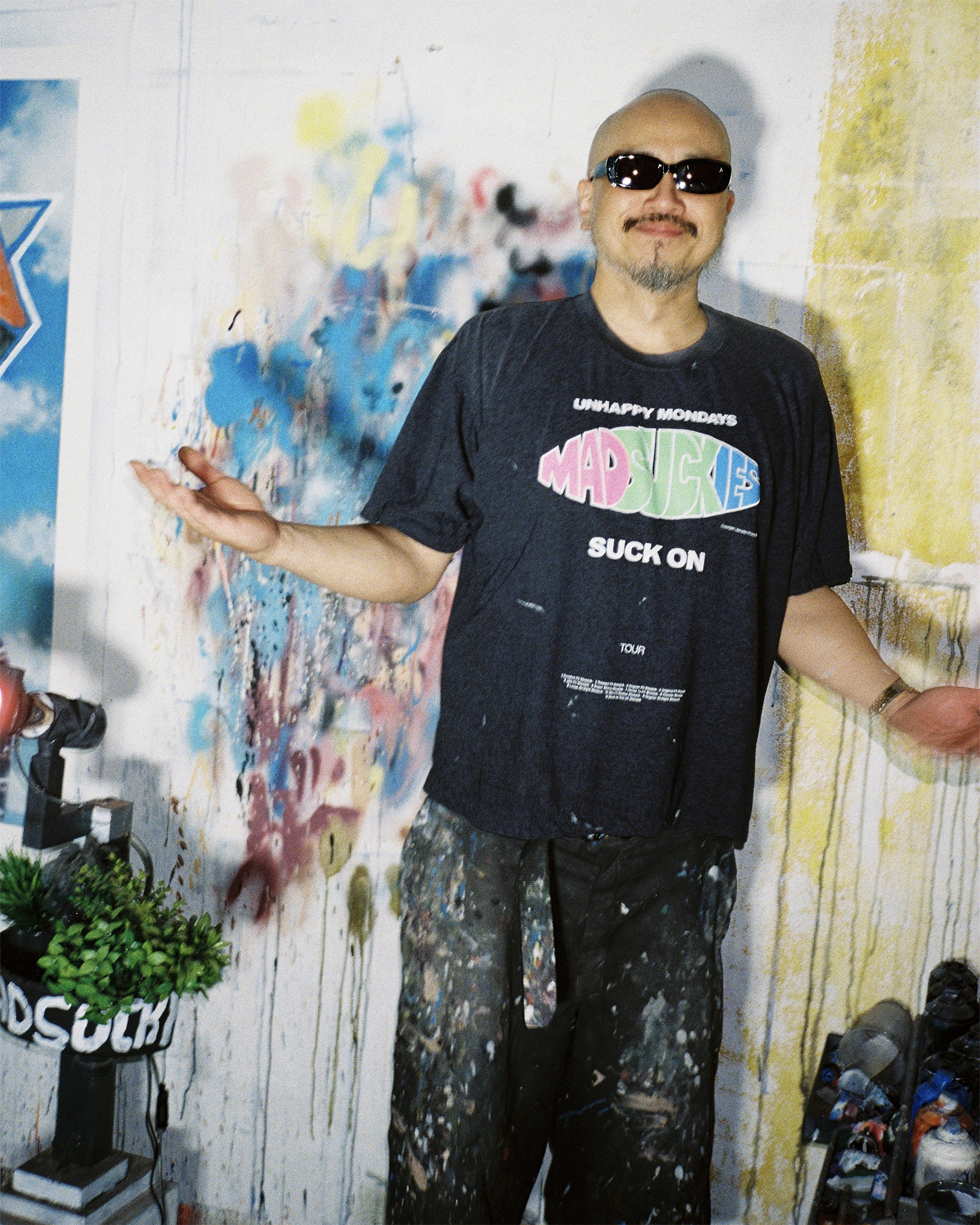 ©SAINT M××××××・セントマイケル - Tシャツ・カットソー MDS_SS T-SHIRT/SUCK ON / BLACK