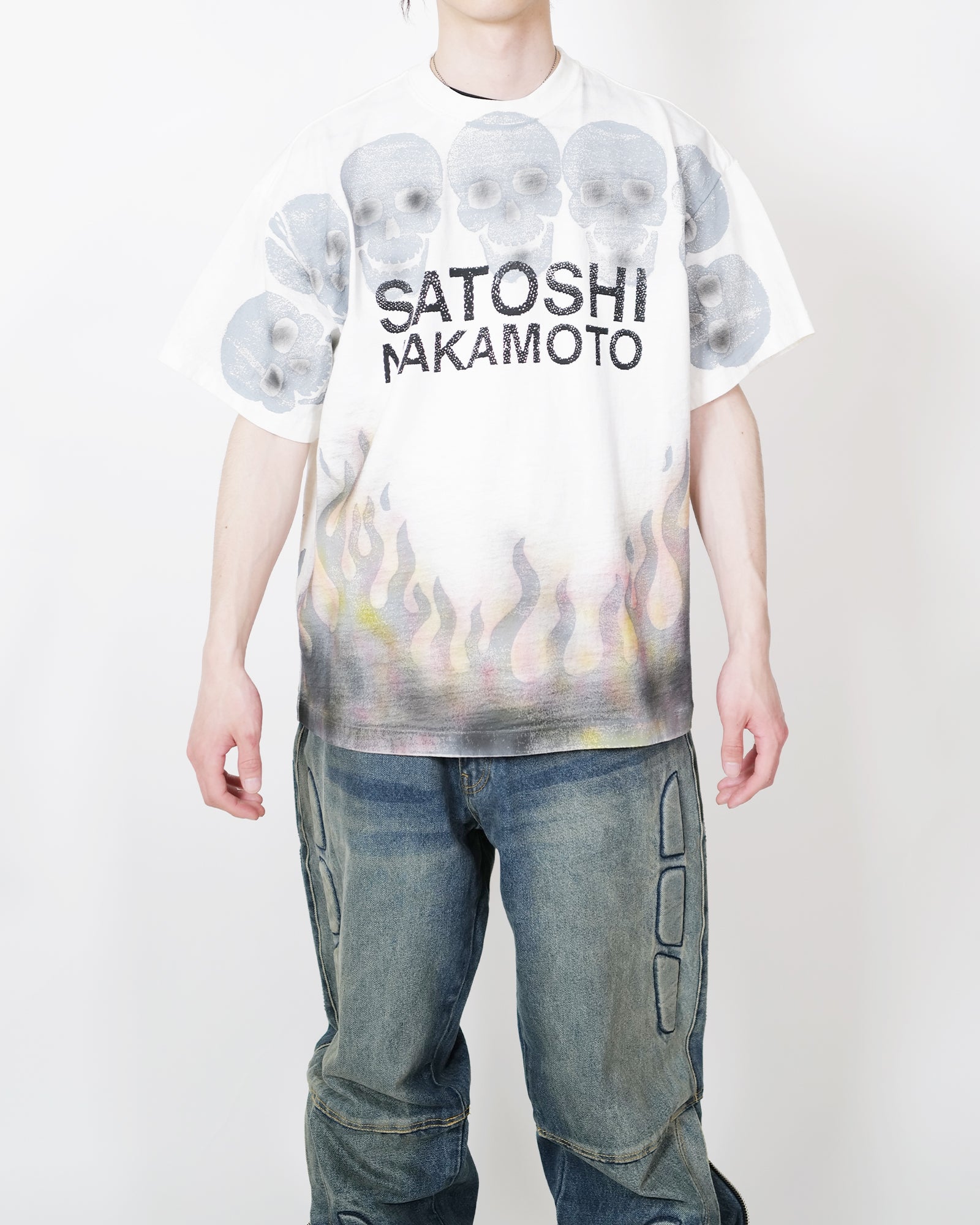 SATOSHI NAKAMOTO・サトシナカモト - Tシャツ・カットソー LOST BOYS TEE / WHITE