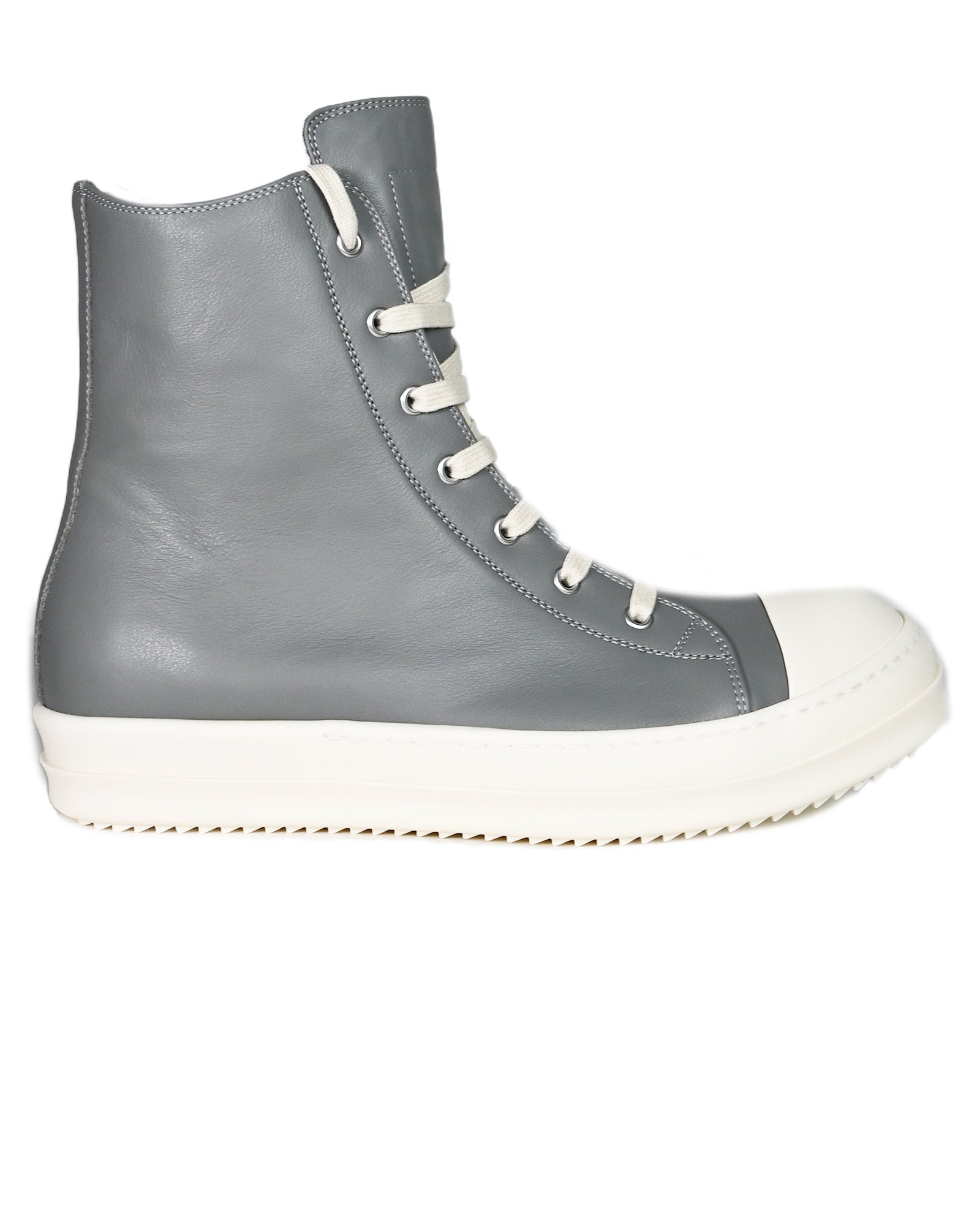 RICK OWENS・リック オウエンス - ハイカットスニーカー SNEAKERS / WASHED INDIGO/MILK/MILK