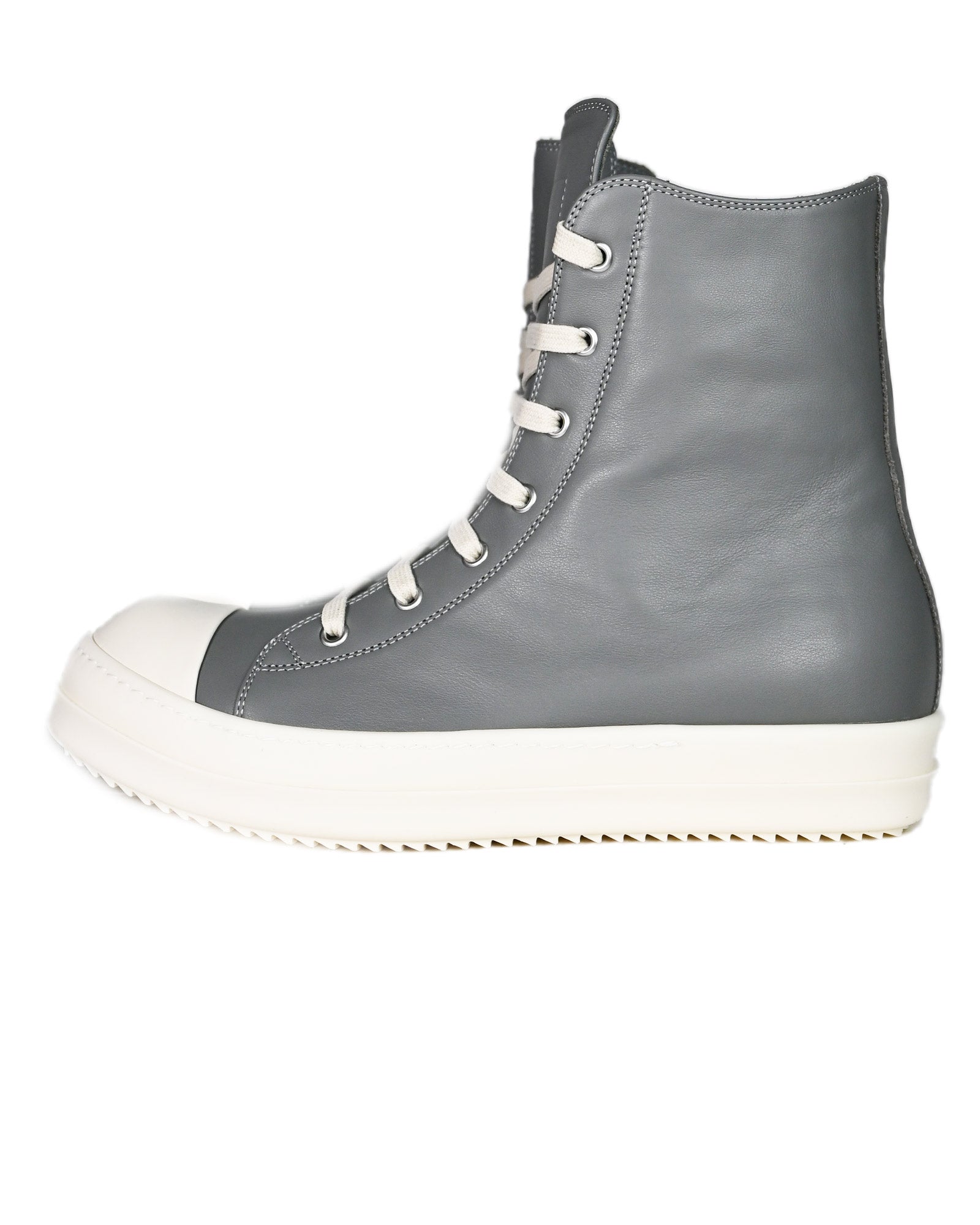 RICK OWENS・リック オウエンス - ハイカットスニーカー SNEAKERS / WASHED INDIGO/MILK/MILK
