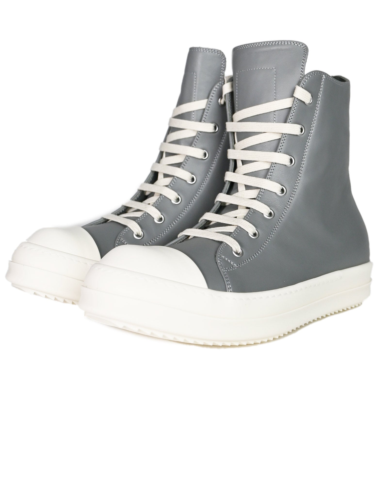 RICK OWENS・リック オウエンス - ハイカットスニーカー SNEAKERS / WASHED INDIGO/MILK/MILK