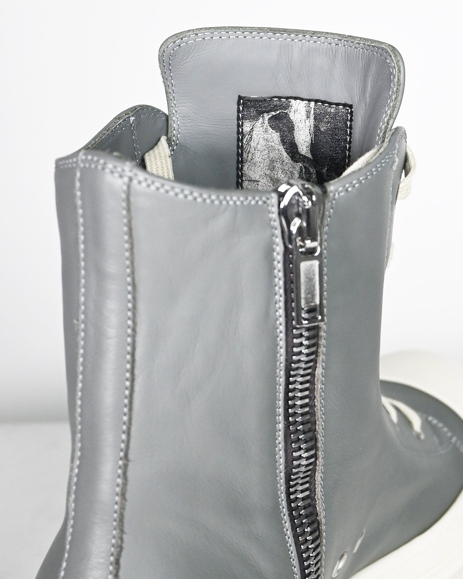 RICK OWENS・リック オウエンス - ハイカットスニーカー SNEAKERS / WASHED INDIGO/MILK/MILK