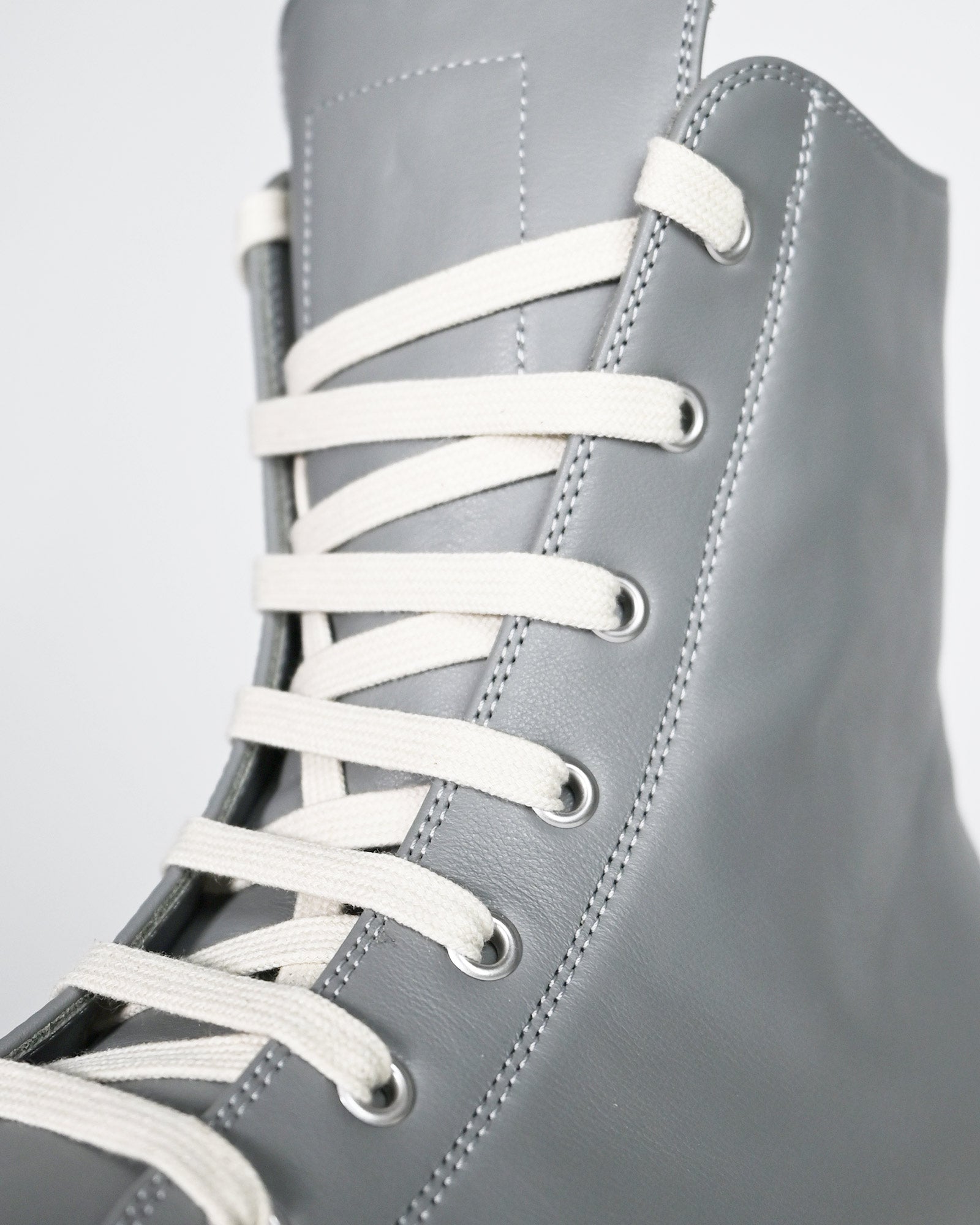 RICK OWENS・リック オウエンス - ハイカットスニーカー SNEAKERS / WASHED INDIGO/MILK/MILK