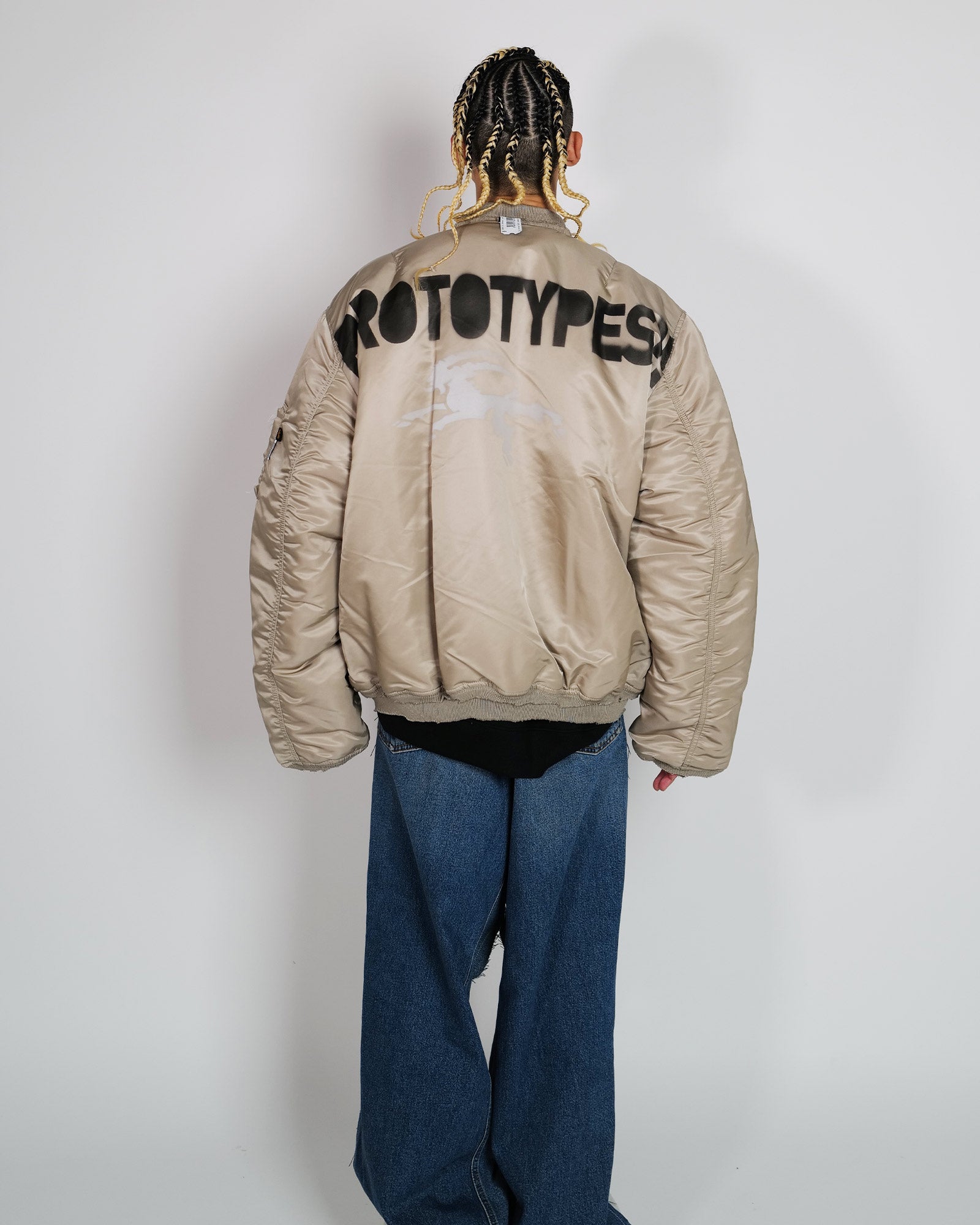 PROTOTYPES・プロトタイプス - ジャケット SPRAYED PROTOTYPES BOMBER / SAND