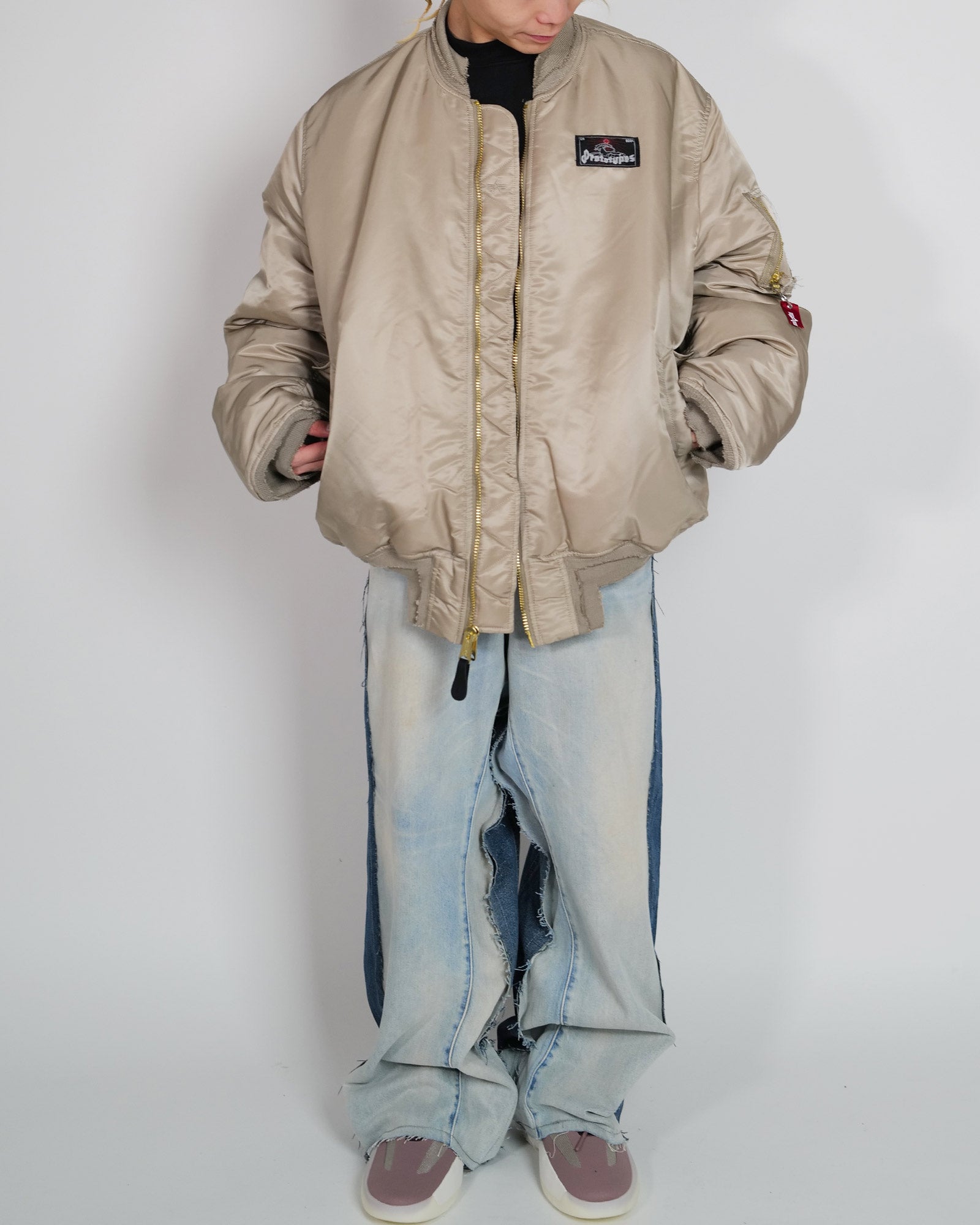 PROTOTYPES・プロトタイプス - ジャケット SPRAYED PROTOTYPES BOMBER / SAND