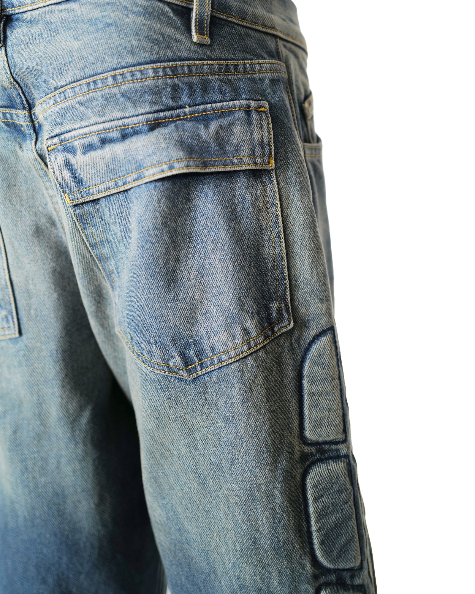 SATOSHI NAKAMOTO・サトシナカモト - デニムパンツ ENDURO DENIM / BLUE