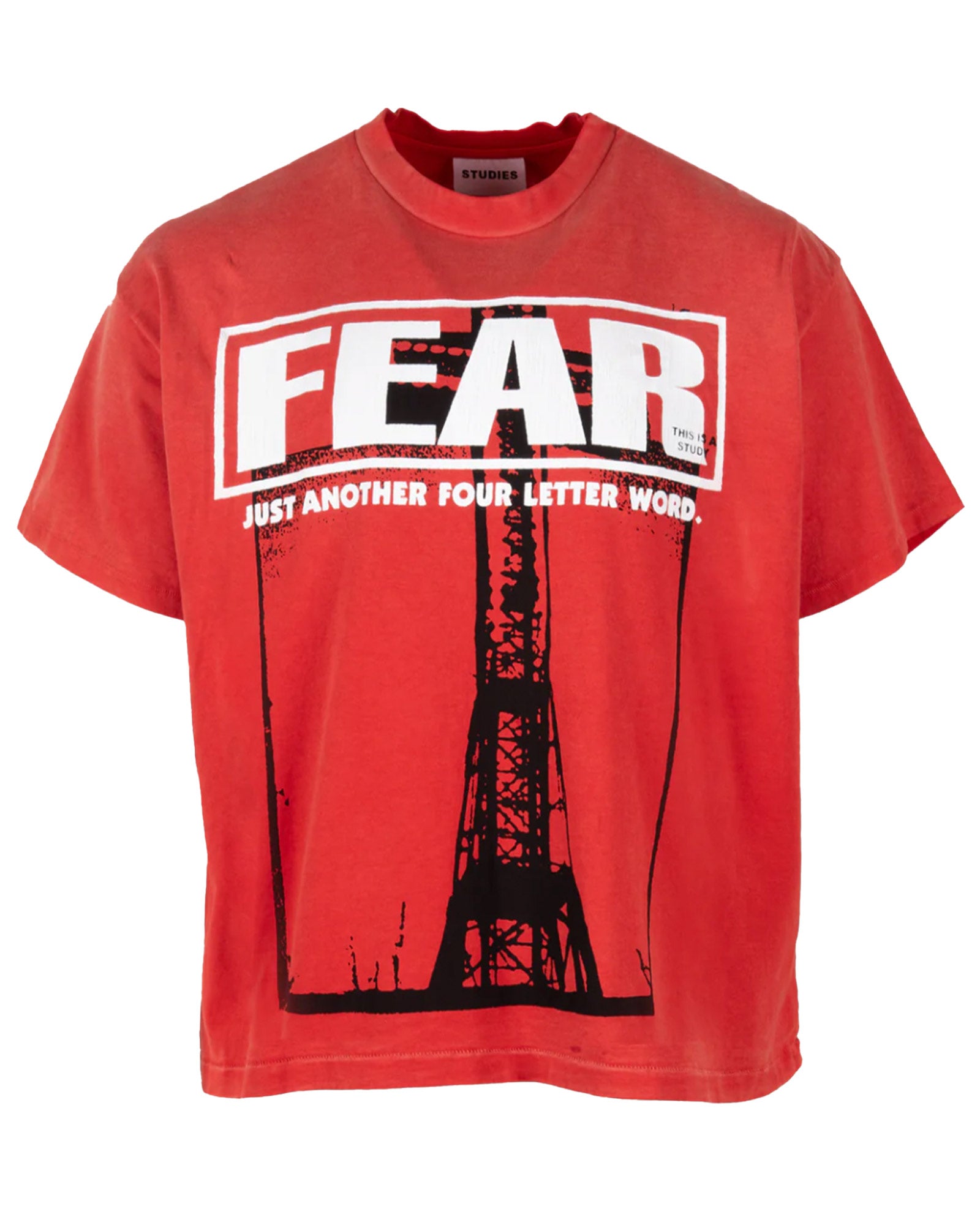 STUDIES・スタディーズ - Tシャツ・カットソー FEAR LAUGHTER TEE / RED