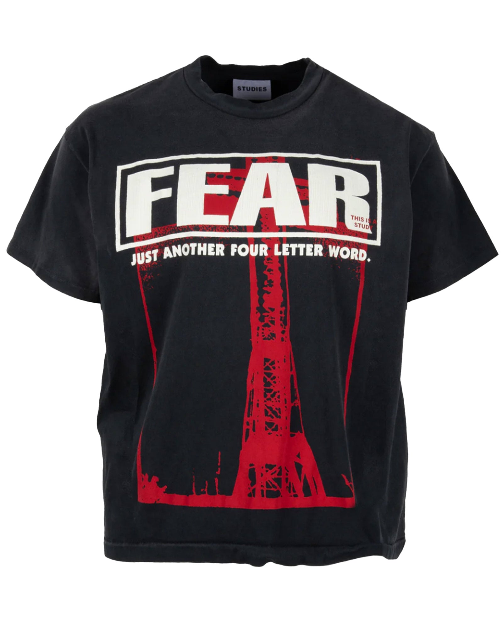 FEAR LAUGHTER TEE / BLACK
