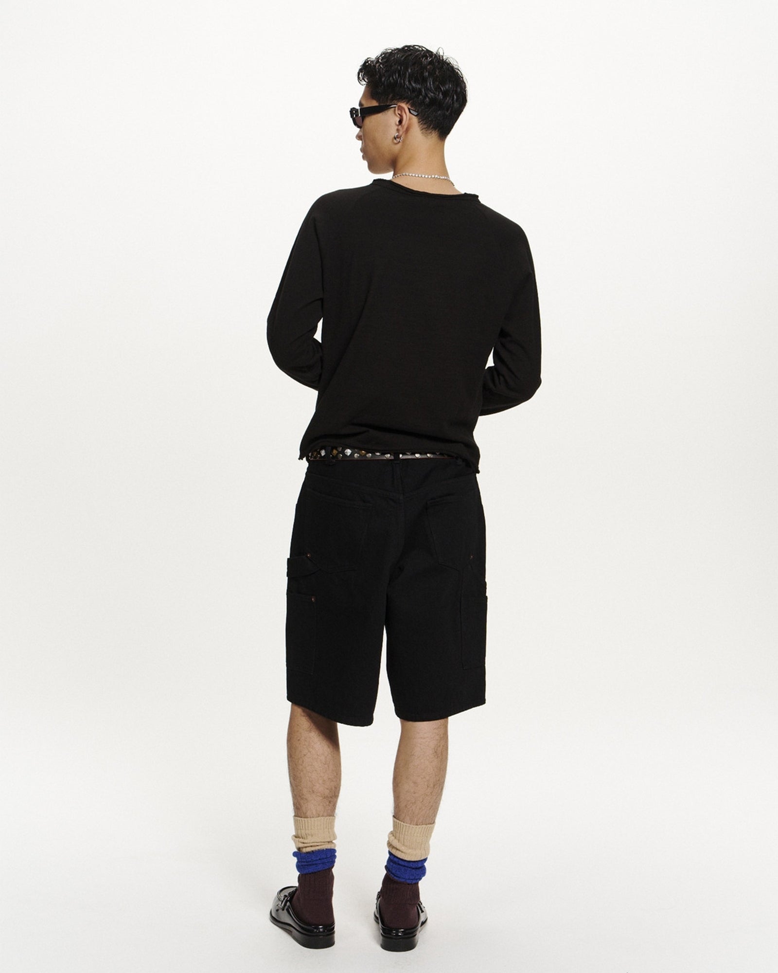 AMBUSH・アンブッシュ - L/S Tシャツ STAR 34 FITTED L/S T-SHIRT / BLACK