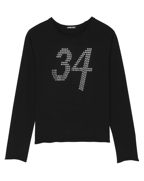 AMBUSH(アンブッシュ) STAR 34 FITTED L/S T-SHIRT / BLACK | Detail