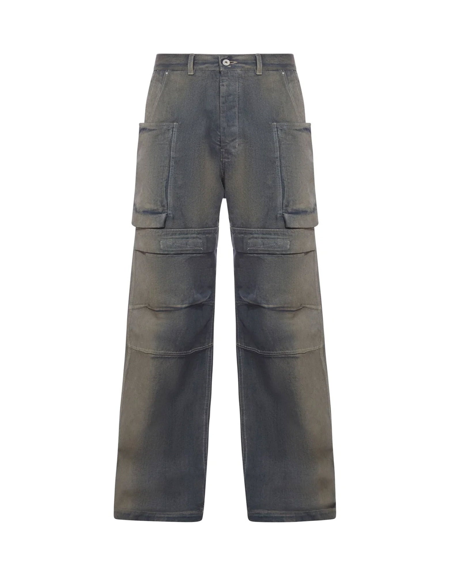 CASABLANCA (カサブランカ) PRINTED AND EMBROIDERED DENIM JEANS