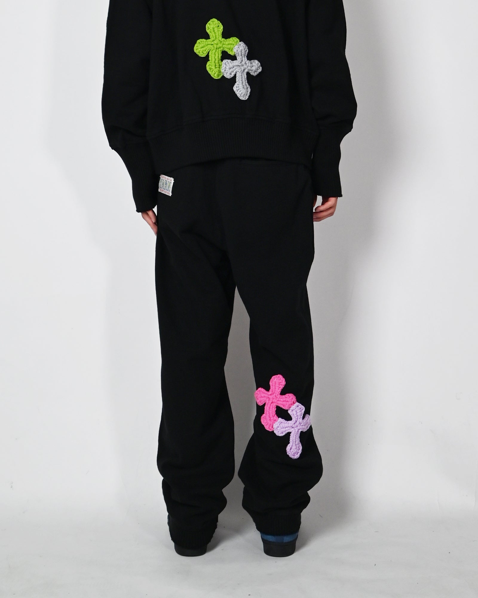 Perfectribs・パーフェクトリブズ - スウェットパンツ STRAIGHT WIDE PANTS-2 / BLACK