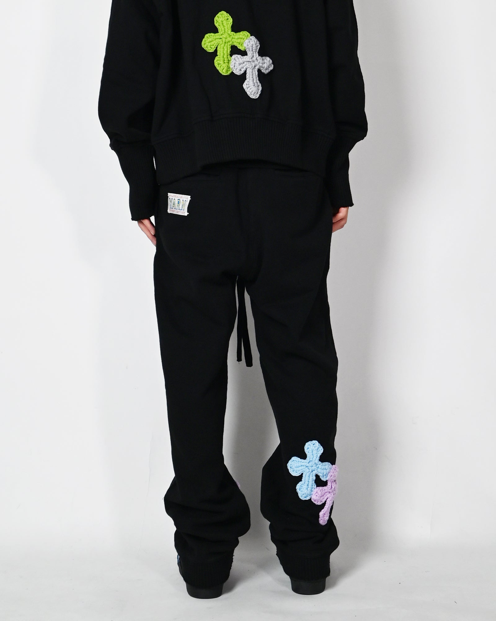 Perfectribs・パーフェクトリブズ - スウェットパンツ STRAIGHT WIDE PANTS-3 / BLACK