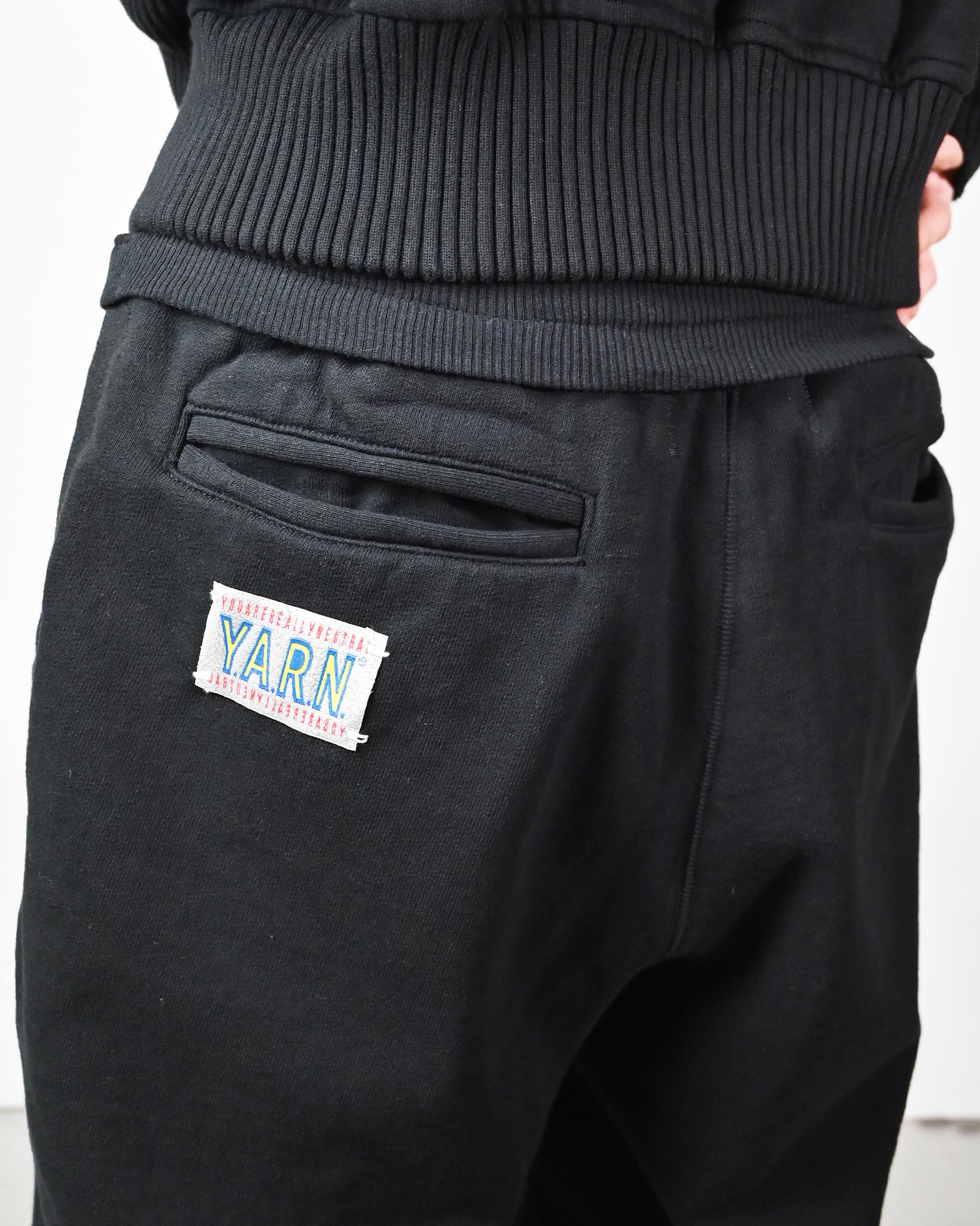 Perfectribs・パーフェクトリブズ - スウェットパンツ STRAIGHT WIDE PANTS-3 / BLACK
