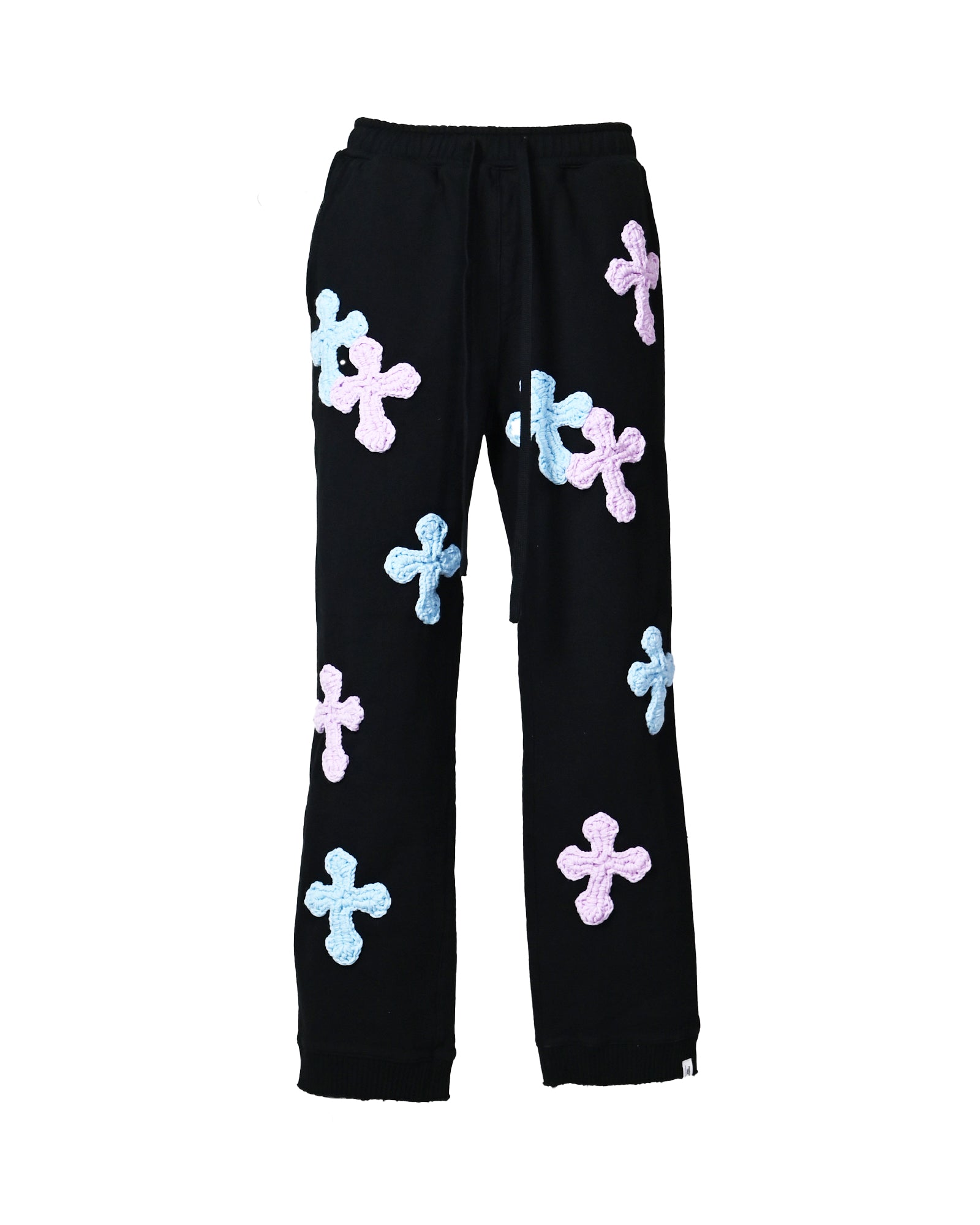 STRAIGHT WIDE PANTS-3 / BLACK