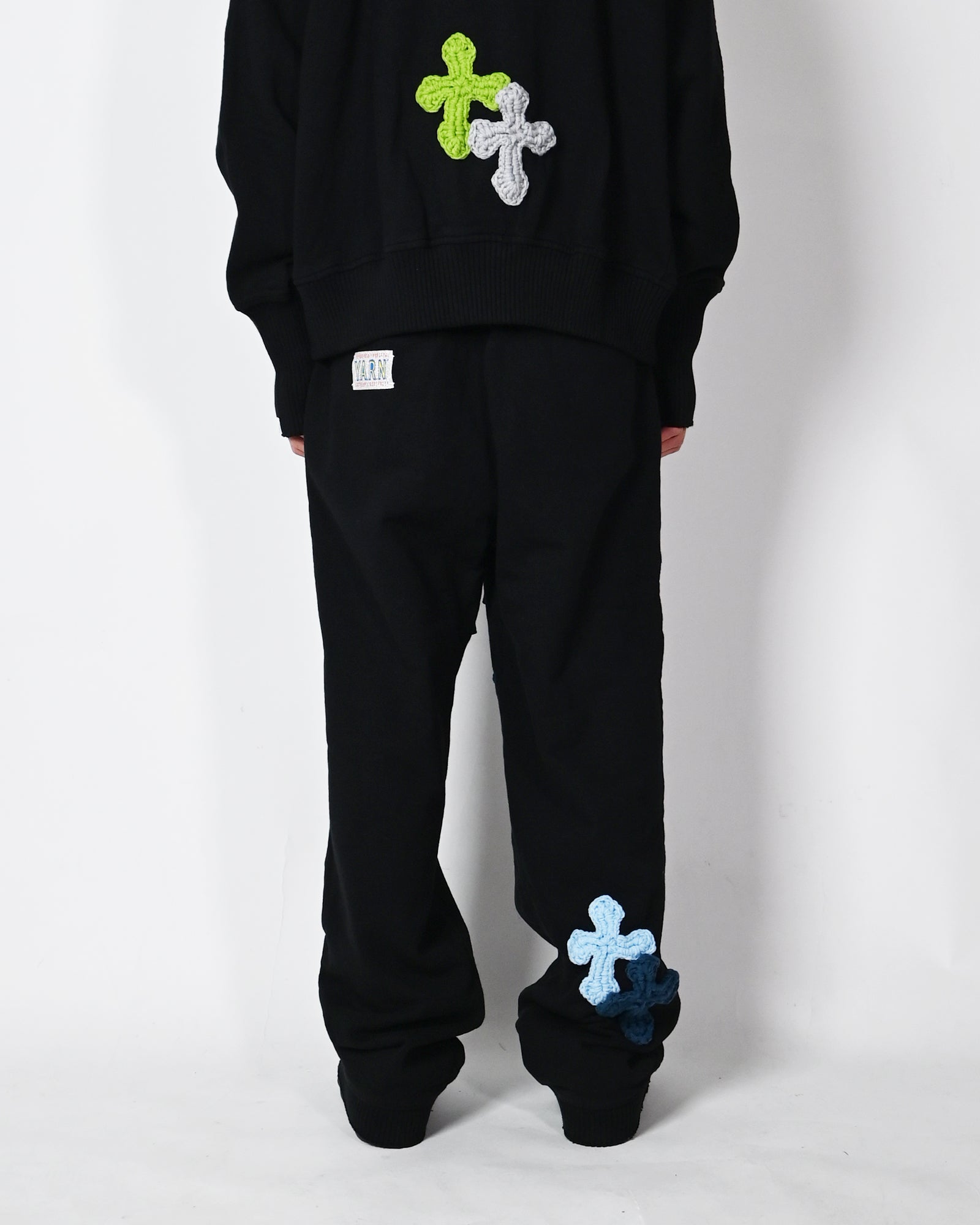 Perfectribs・パーフェクトリブズ - スウェットパンツ STRAIGHT WIDE PANTS-4 / BLACK