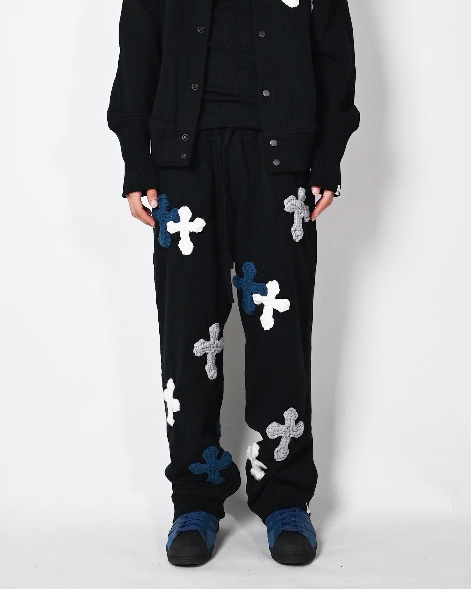 Perfectribs・パーフェクトリブズ - スウェットパンツ STRAIGHT WIDE PANTS-5 / BLACK