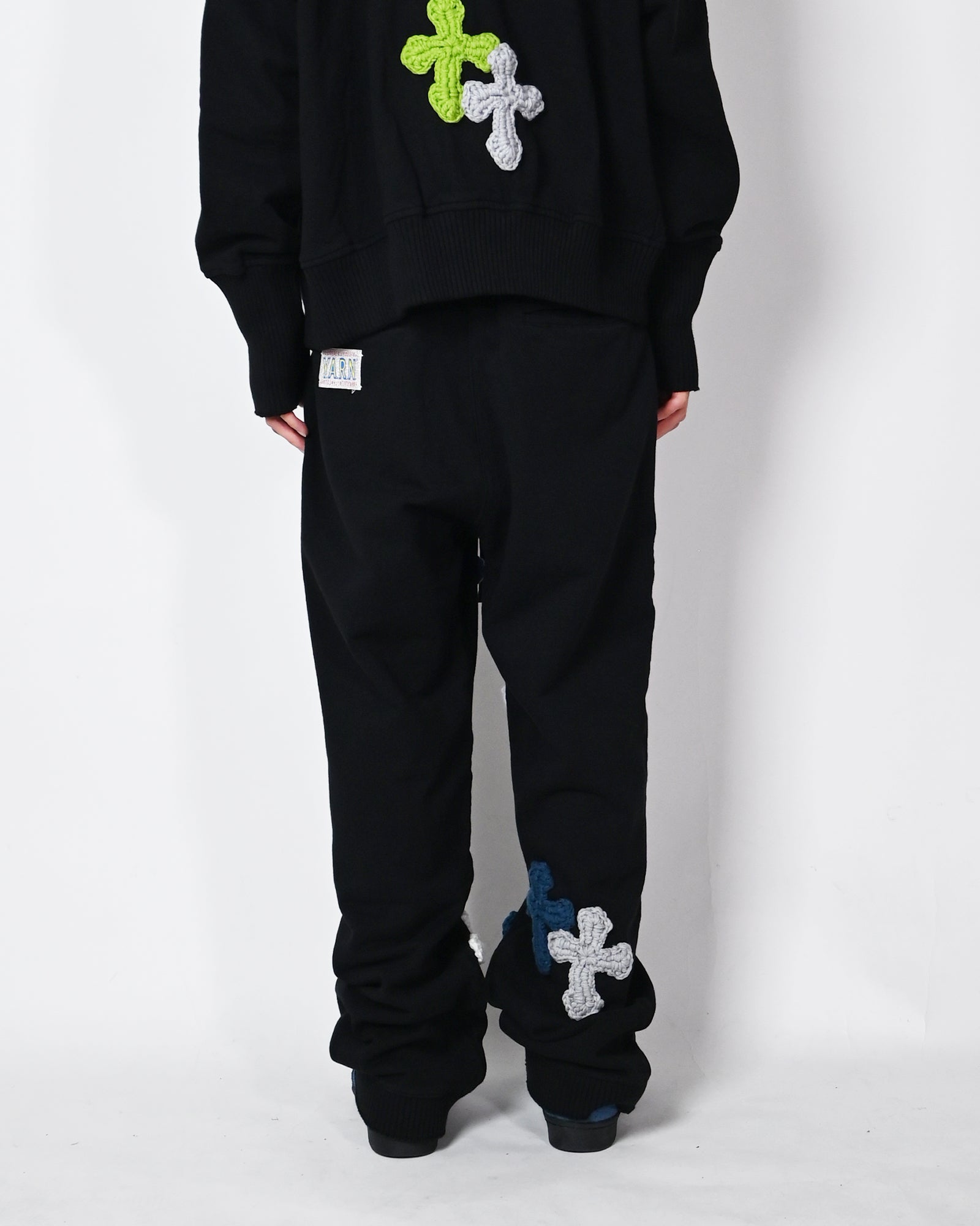 Perfectribs・パーフェクトリブズ - スウェットパンツ STRAIGHT WIDE PANTS-5 / BLACK