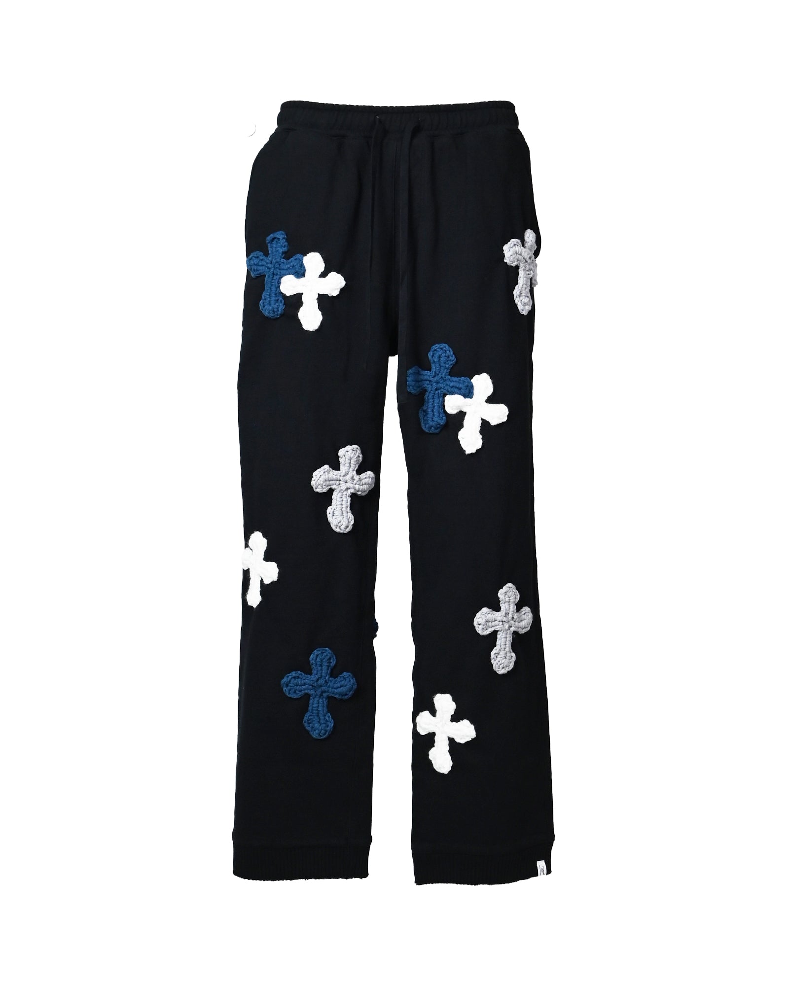 STRAIGHT WIDE PANTS-5 / BLACK